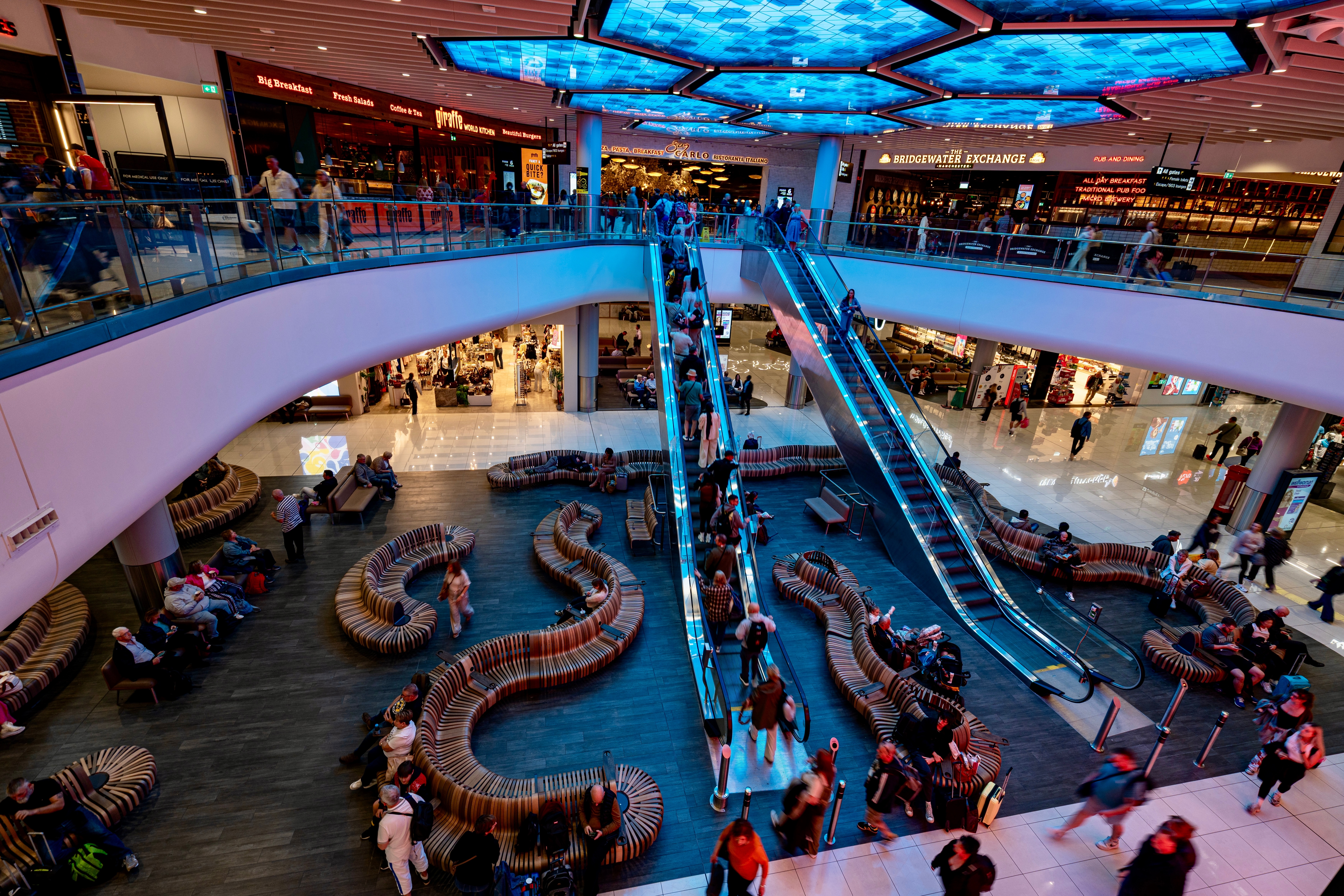 Manchester Airport. Photo: RebeccaDLev / Shutterstock.com