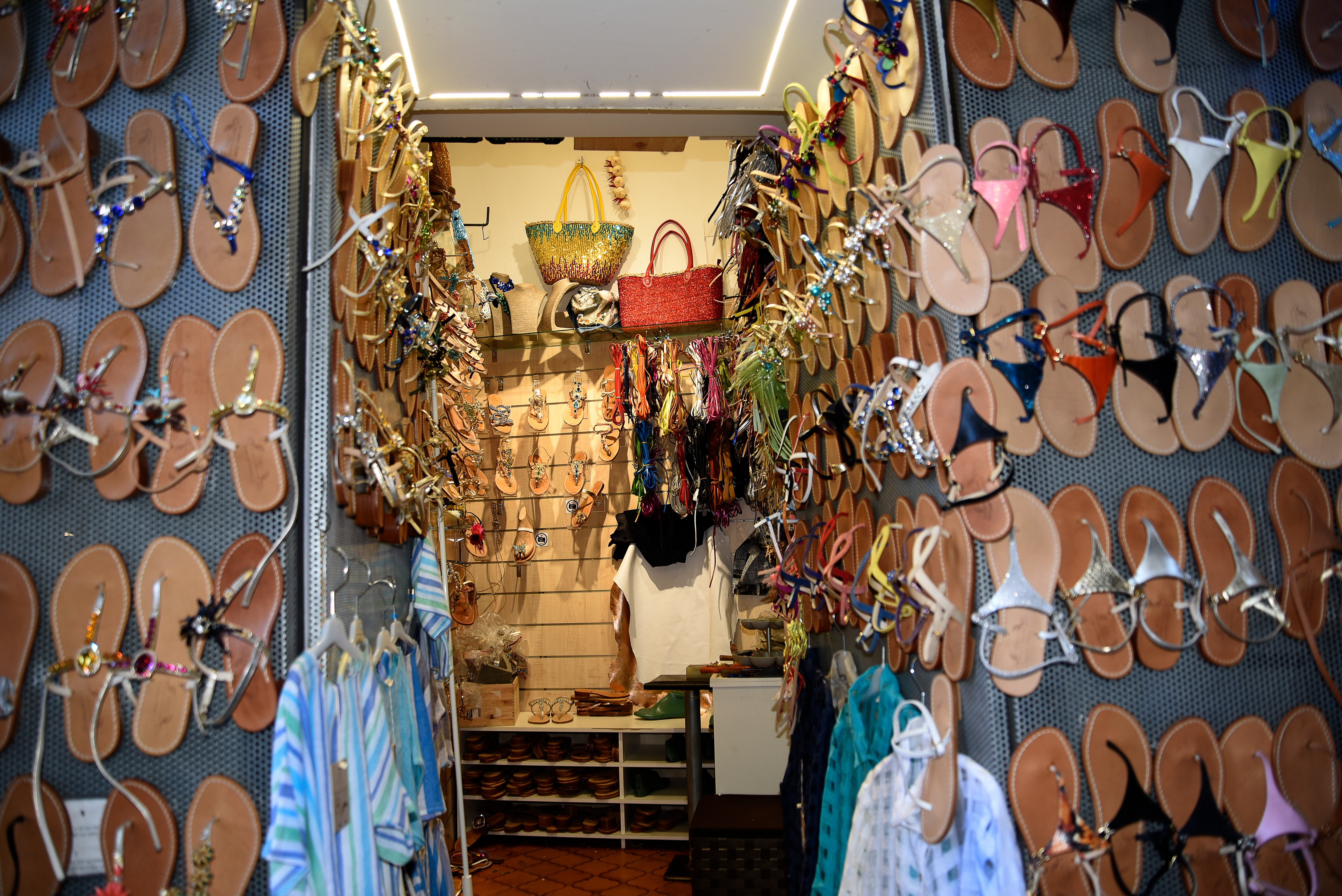 Sandal Makers Shop in Amalfi. Photo: Brenda Kean / Shutterstock.com