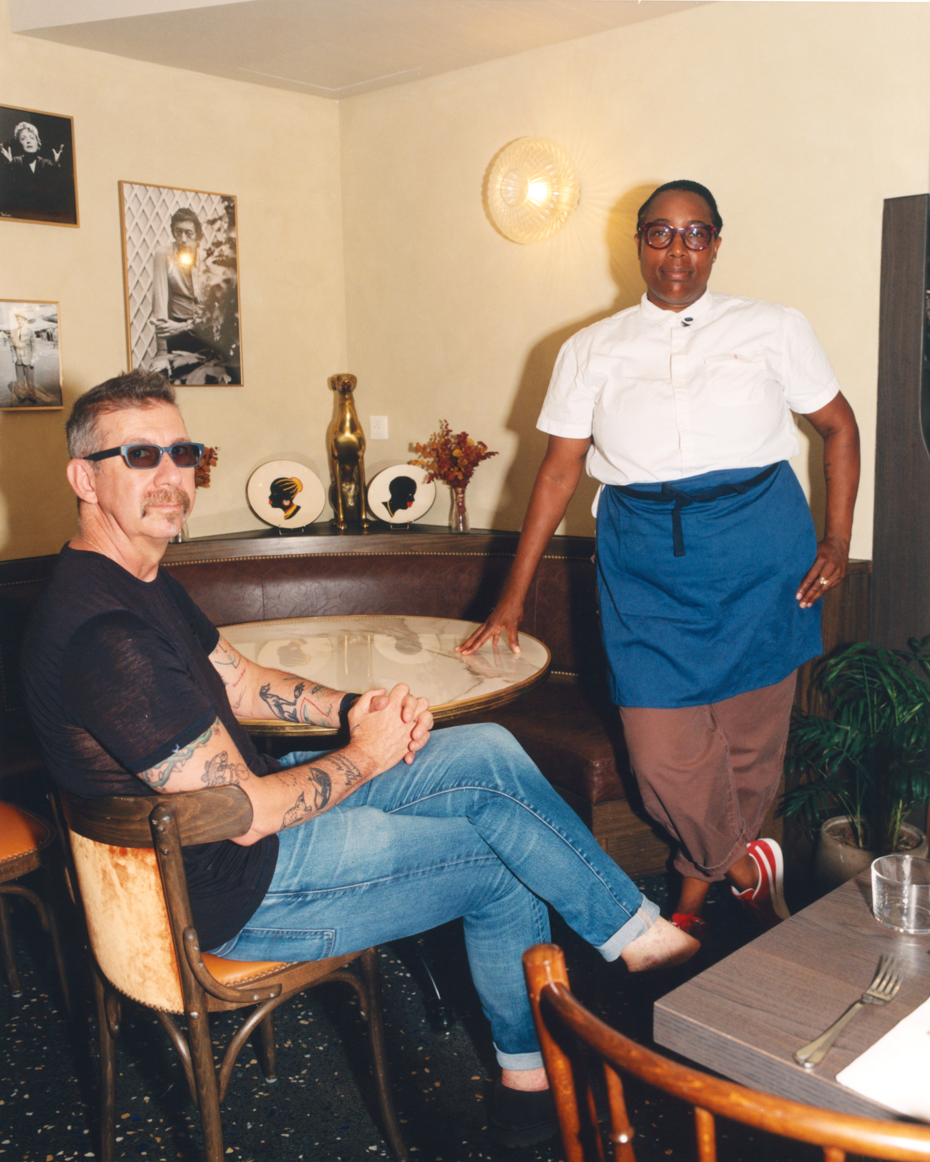 Johno Morisano and Chef Mashama Bailey. Photo: © 2026 Hilton (Kelly Anthony-Koffi and Semaine)