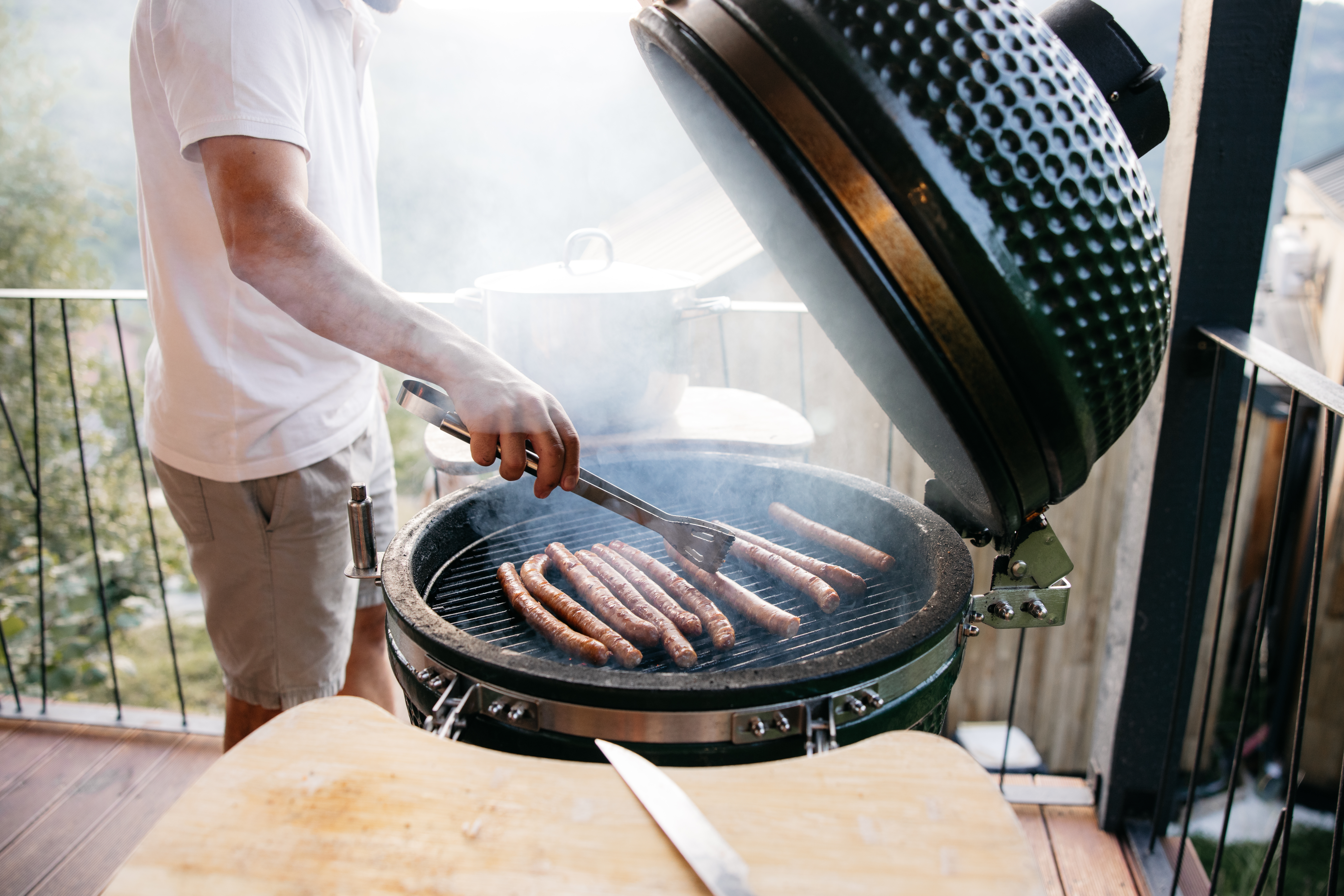 Don't barbeque on the balcony. Photo: Shutterstock