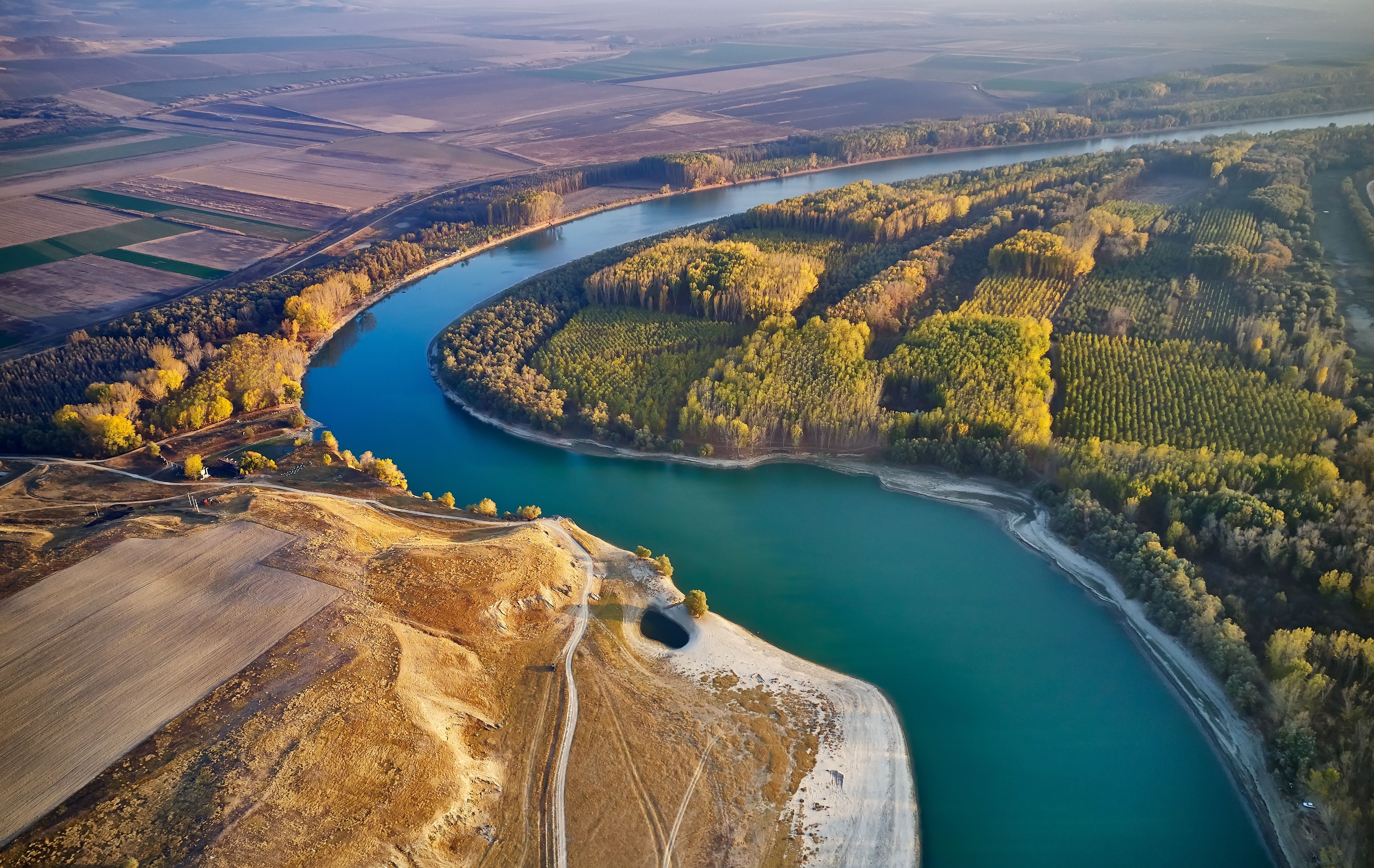 Danube river shore in summer. Photo: Shutterstock