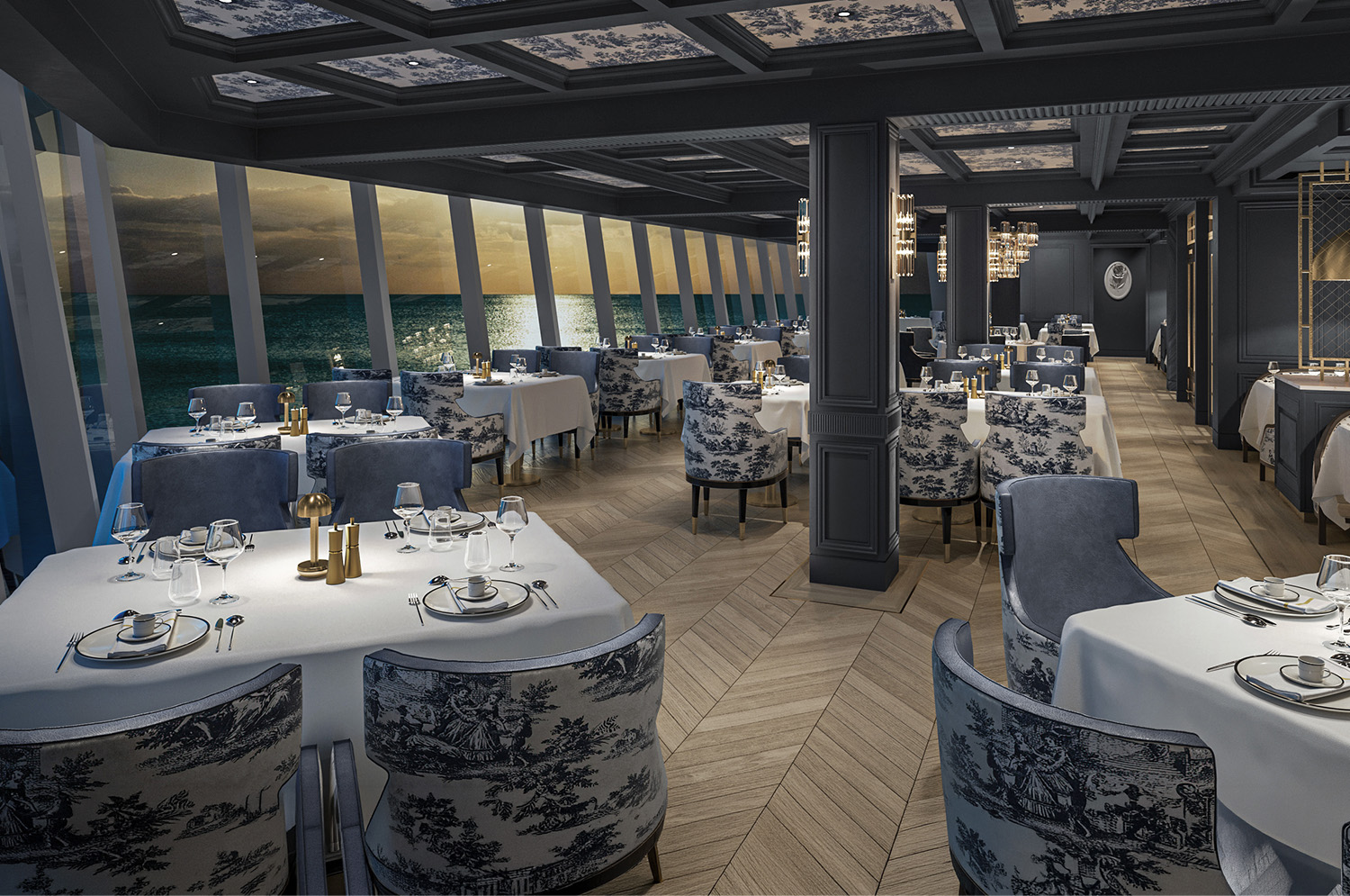 Le Bistro on Norwegian Aura. Photo: NCL