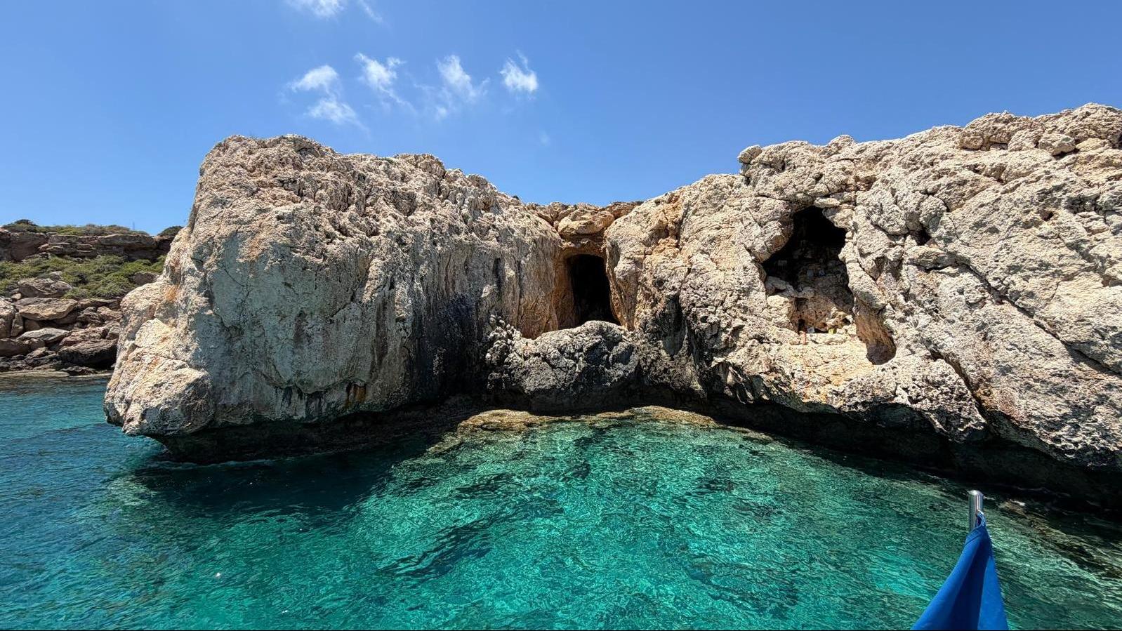 The clear waters of Ayia Napa in Cyprus. Photo: Amit Cotler
