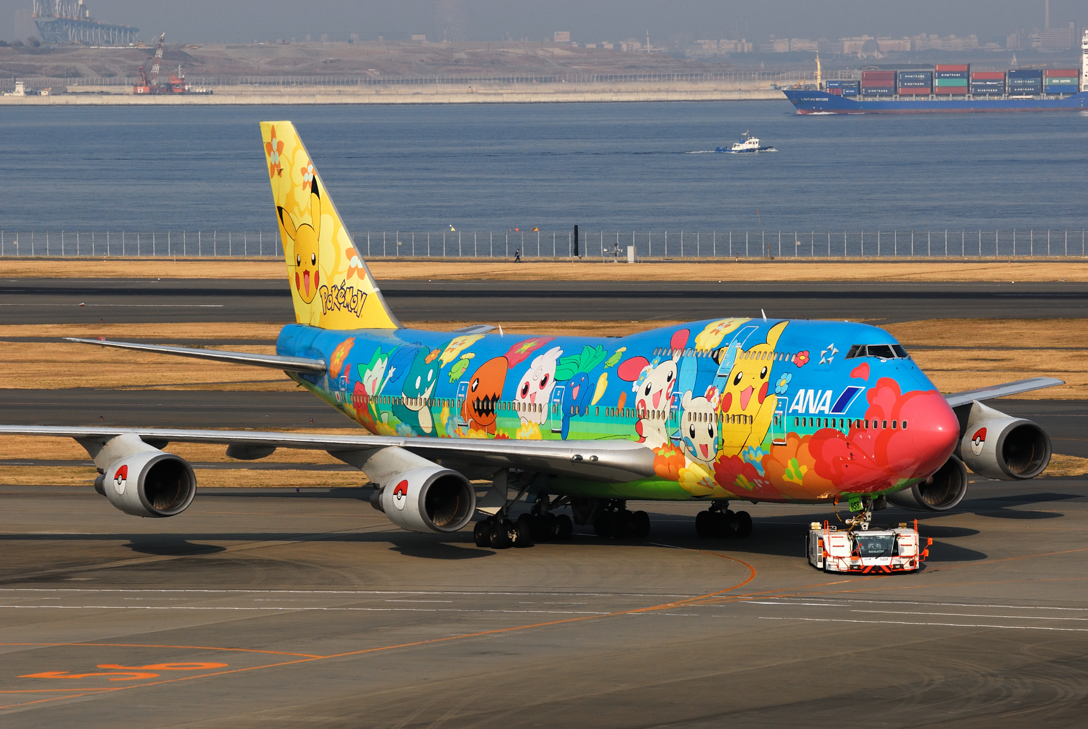Pokemon aircraft. Photo: viper-zero / Shutterstock.com