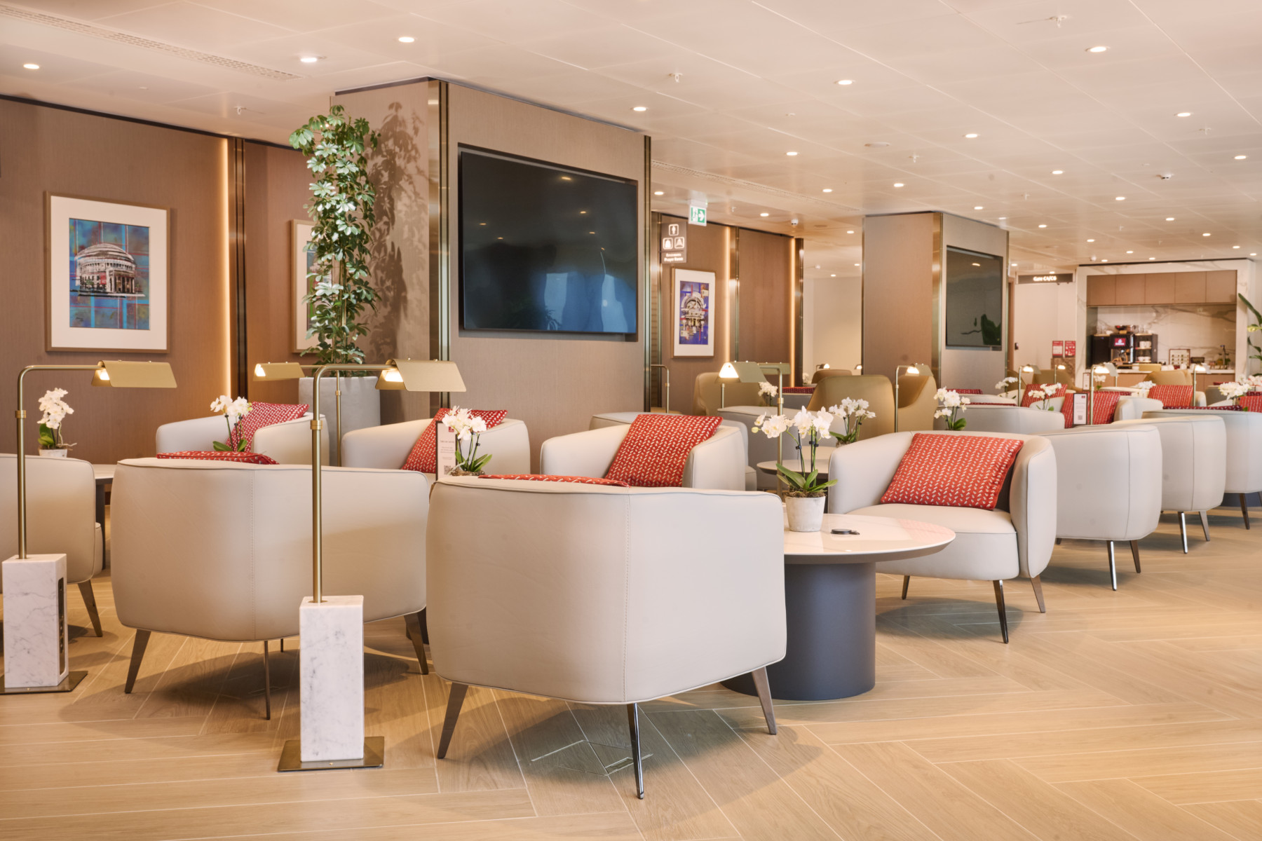New Emirates lounge at Manchester Airport. Photo: Emirates