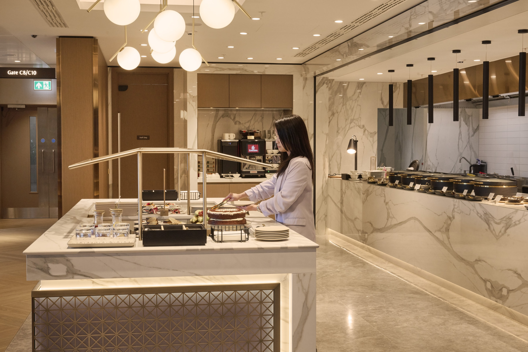 New Emirates lounge at Manchester Airport. Photo: Emirates