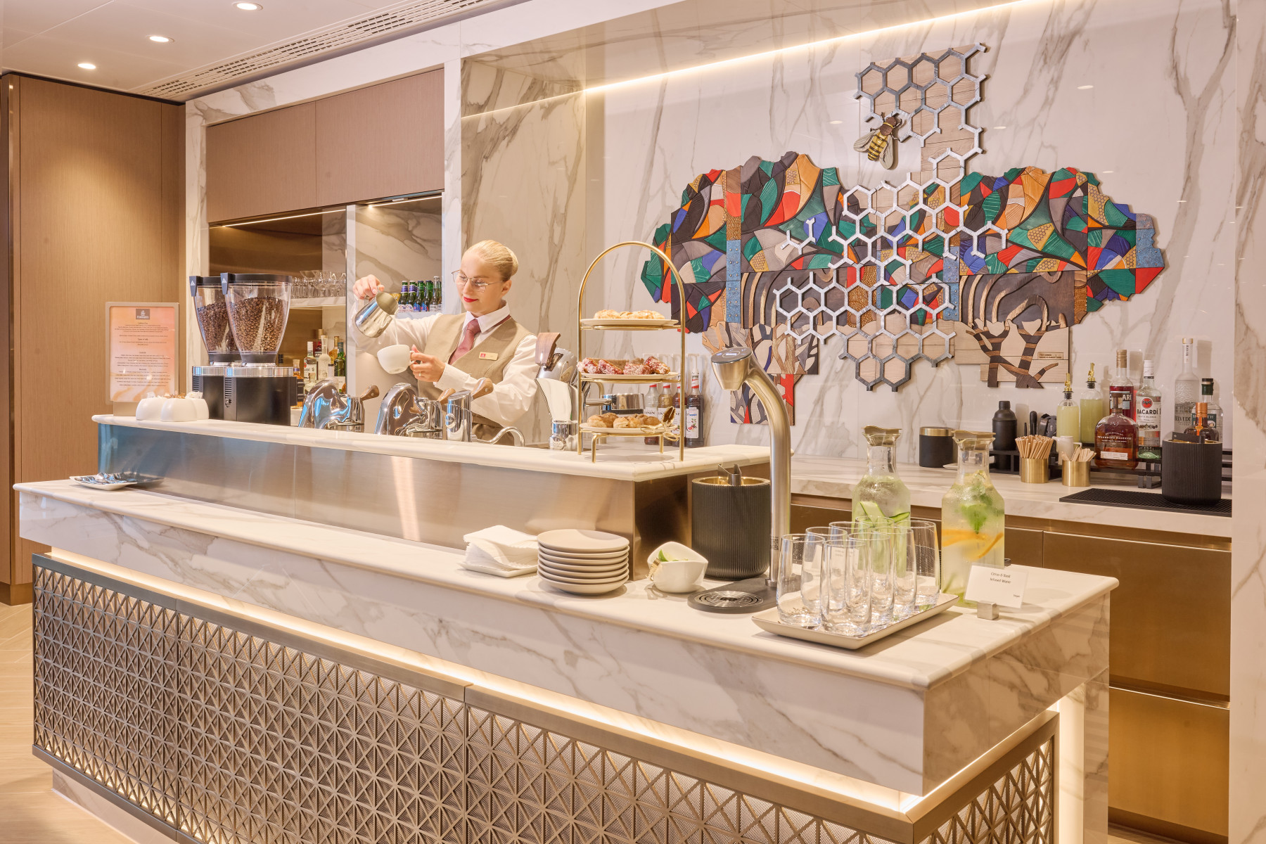 Emirates' new lounge at Manchester Airport. Photo: Emirates