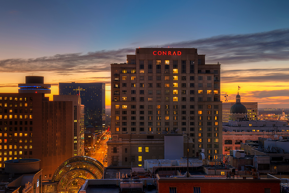 Conrad Indianapolis. Photo: © Hilton