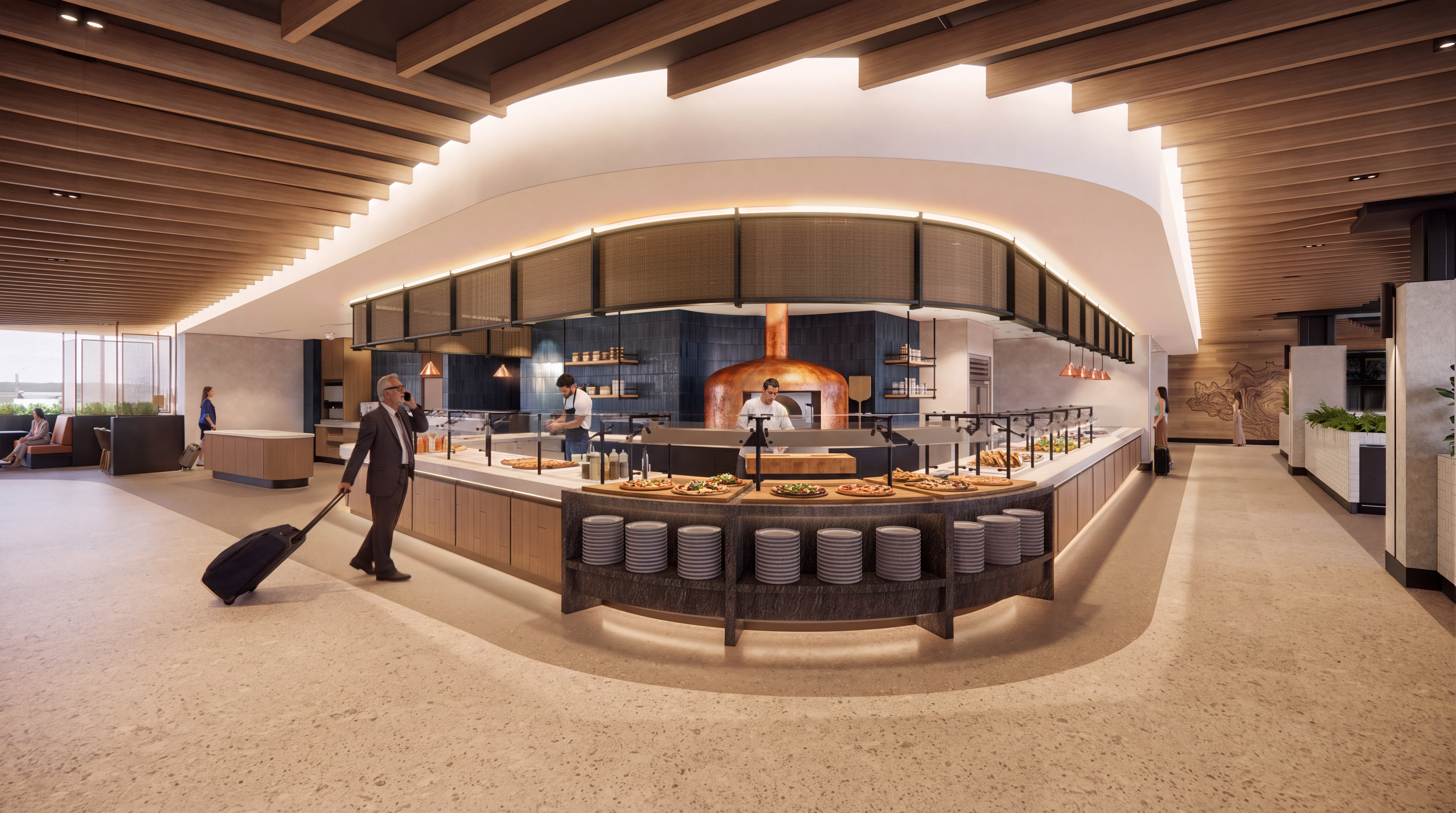 New Alaska Airlines lounge in Seatle. Photo: Alaska Airlines