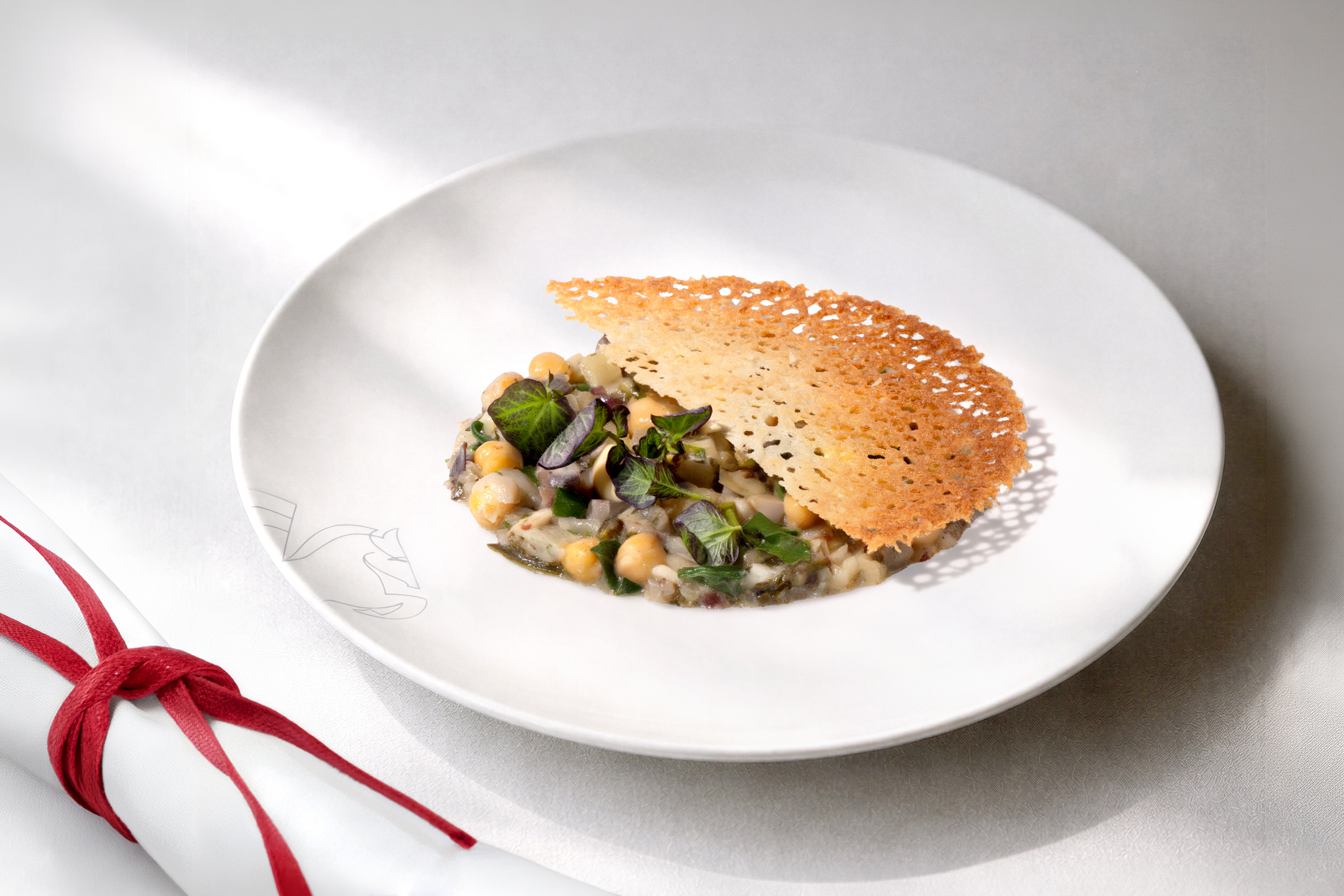Arnaud Lallamand, La Premiere dish. Photo: © Air France