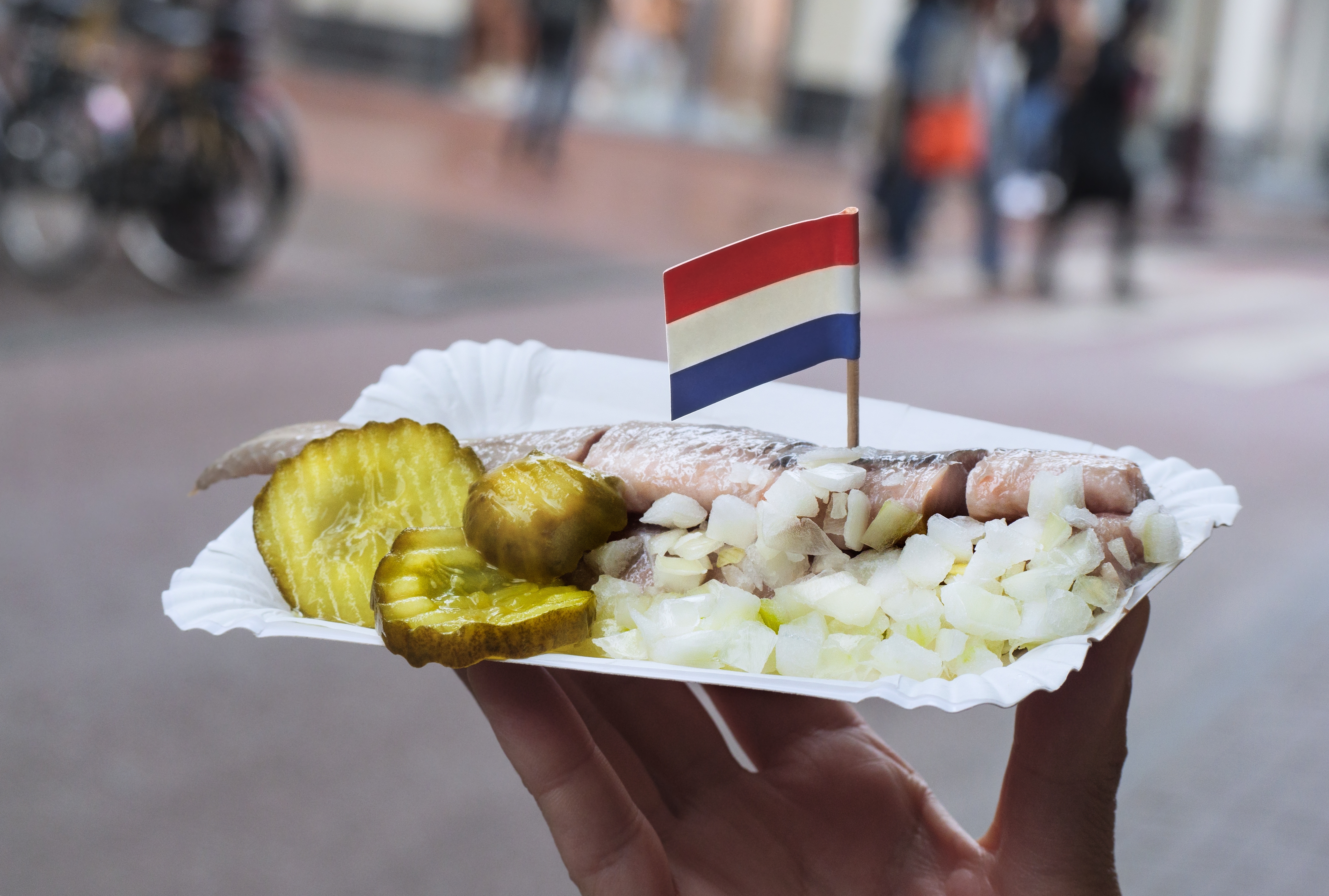 Herring in Amsterdam. Photo: Stroopwafel in Amsterdam