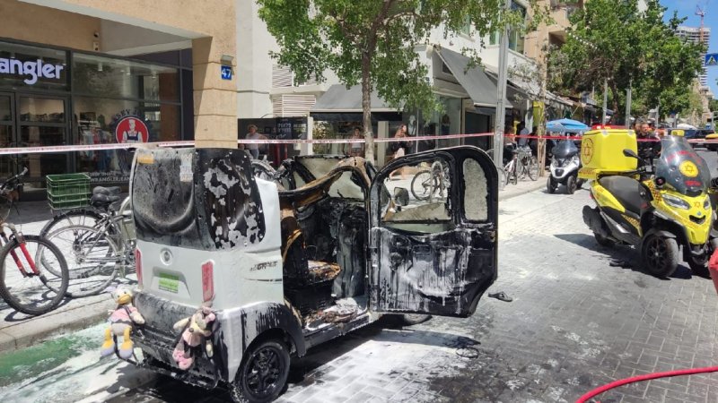 רכב חשמלי שרוף תל אביב רכב חשמלי שרוף תל אביב