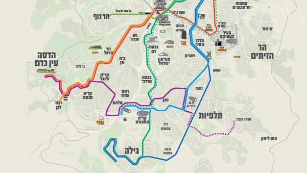 רכבת קו סגול ירושלים