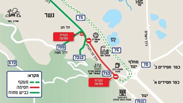 עבודות נתיבי איילון חיפה