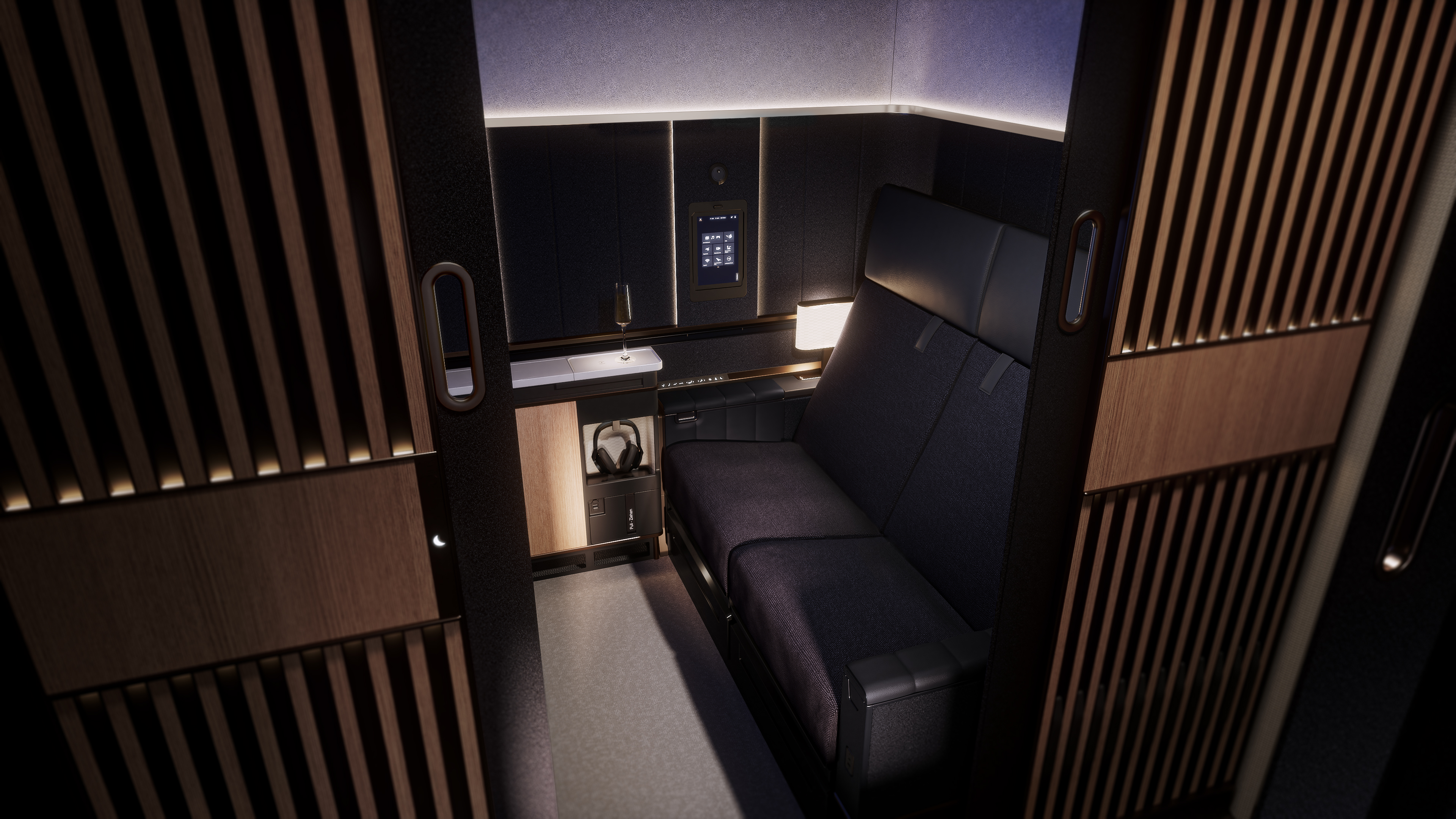Lufthansa Allegris First Class Suite Plus. Photo: Lufthansa