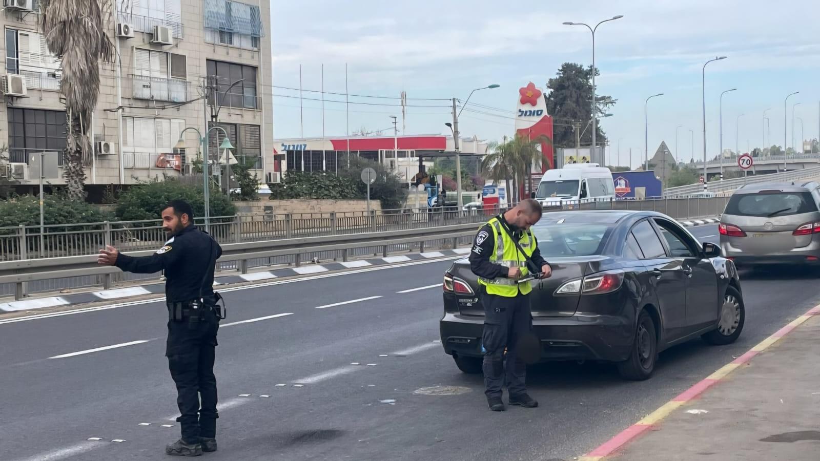 מבצע אכיפה משטרתי (צילום: משטרת ישראל)