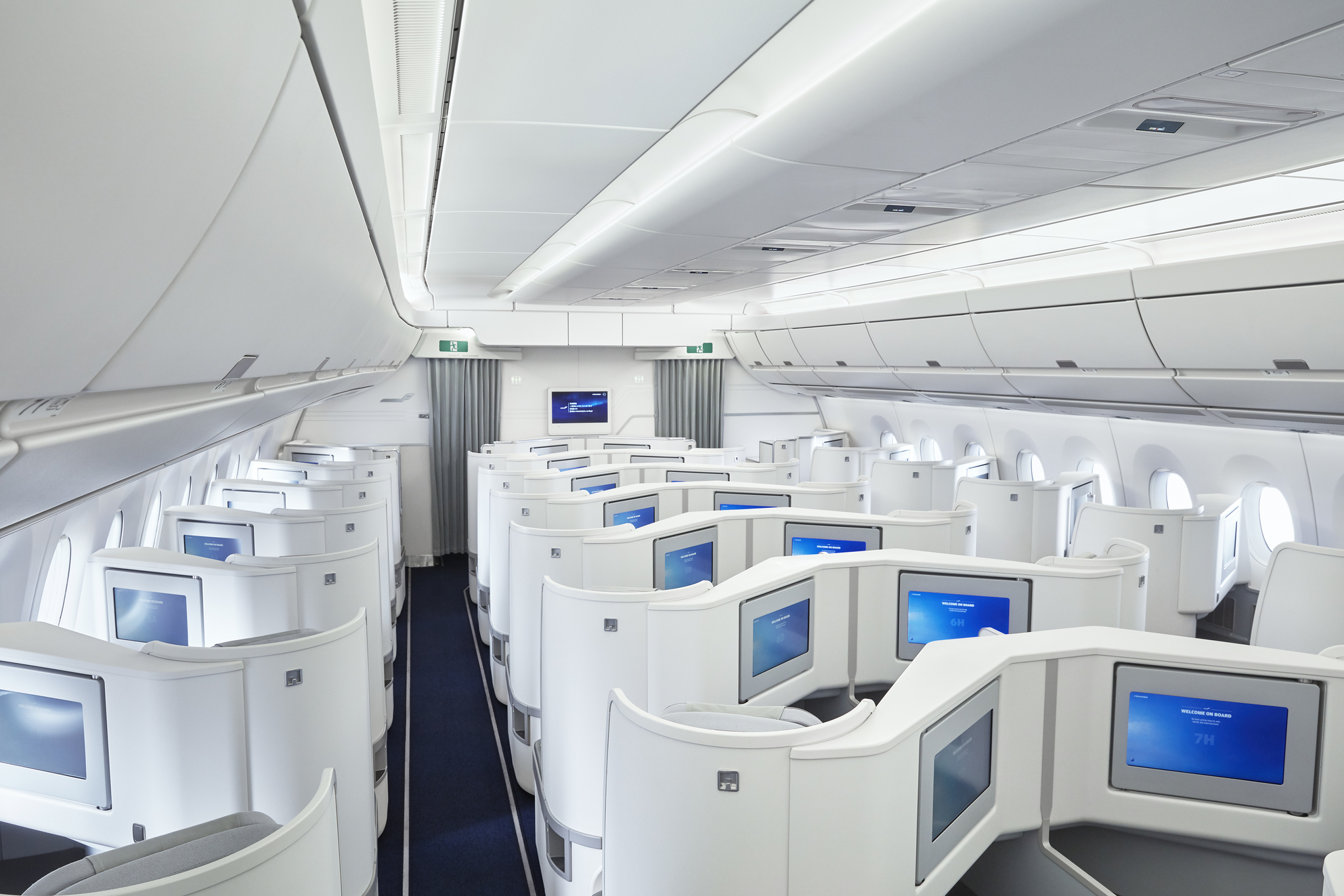 Finnair's business class. Photo: Finnair
