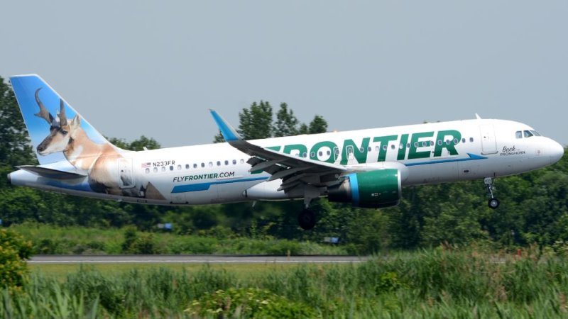 Frontier Airlines. צילום: Shuttersrock