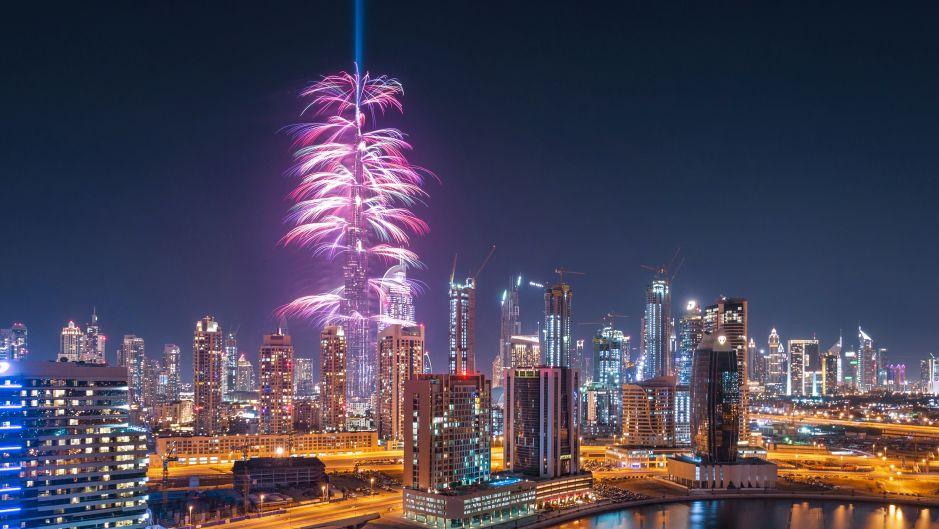 חגיגות השנה האזרחית החדשה בדובאי. צילום: SHUTTERSTOCK