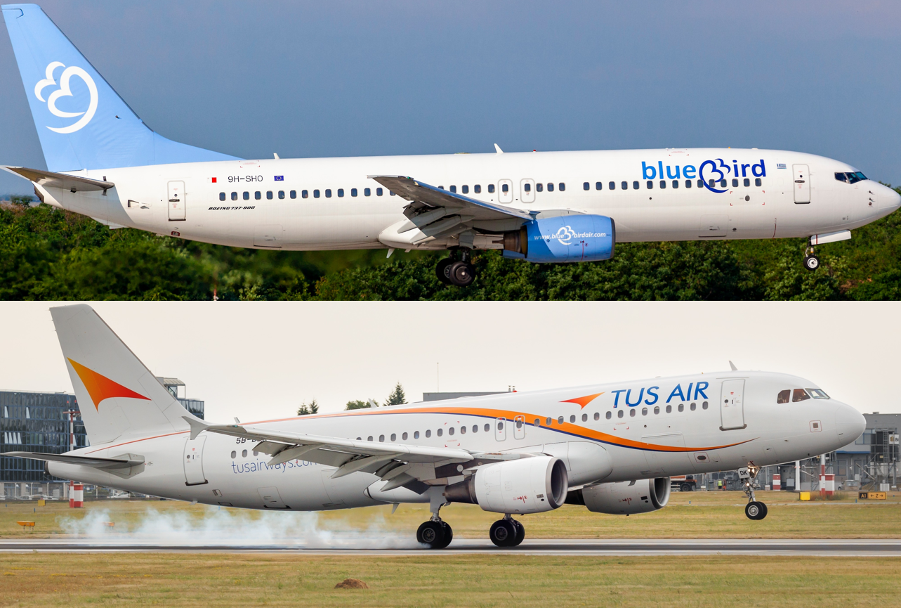 Тус и Блу Берд - укрепляются в Бен-Гурионе перед созданием TUS IL. Фото: Shutterstock