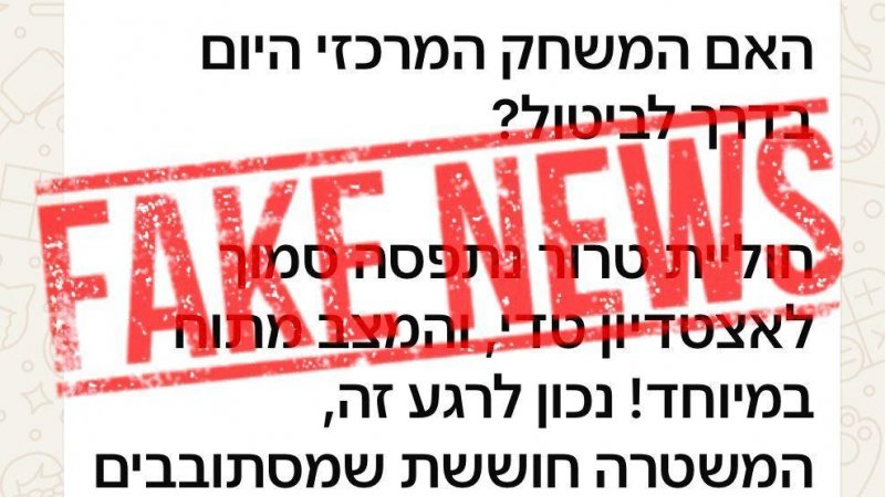 פייק ברשת