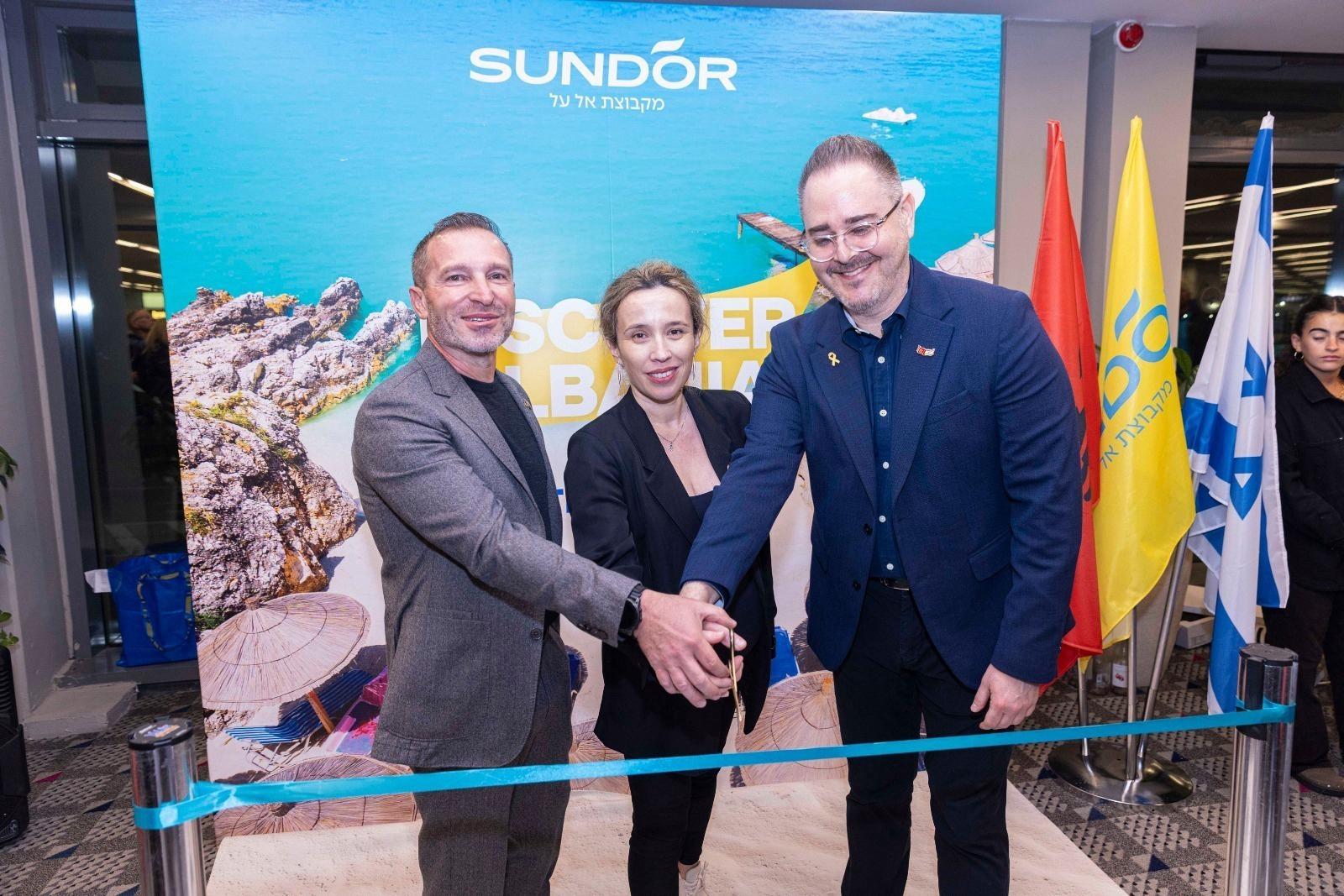 Первый рейс Sundor Airlines в Тирану в апреле 2025 года. Фото: LENS Productions