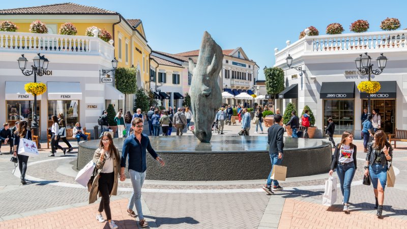 Serravalle Designer Outlet. צילום: McArthurGlen Serravalle Designer Outlet. צילום: McArthurGlen