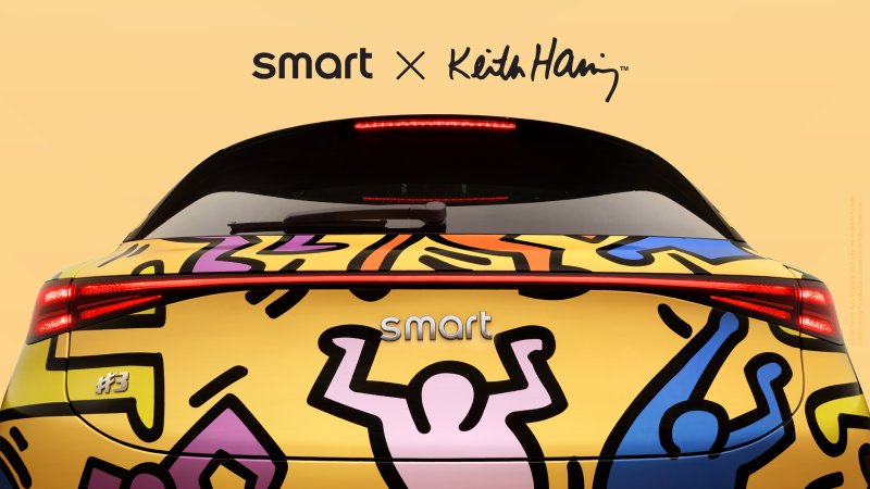 סמארט 3 בשיתוף עם Keith Haring סמארט 3 בשיתוף עם Keith Haring
