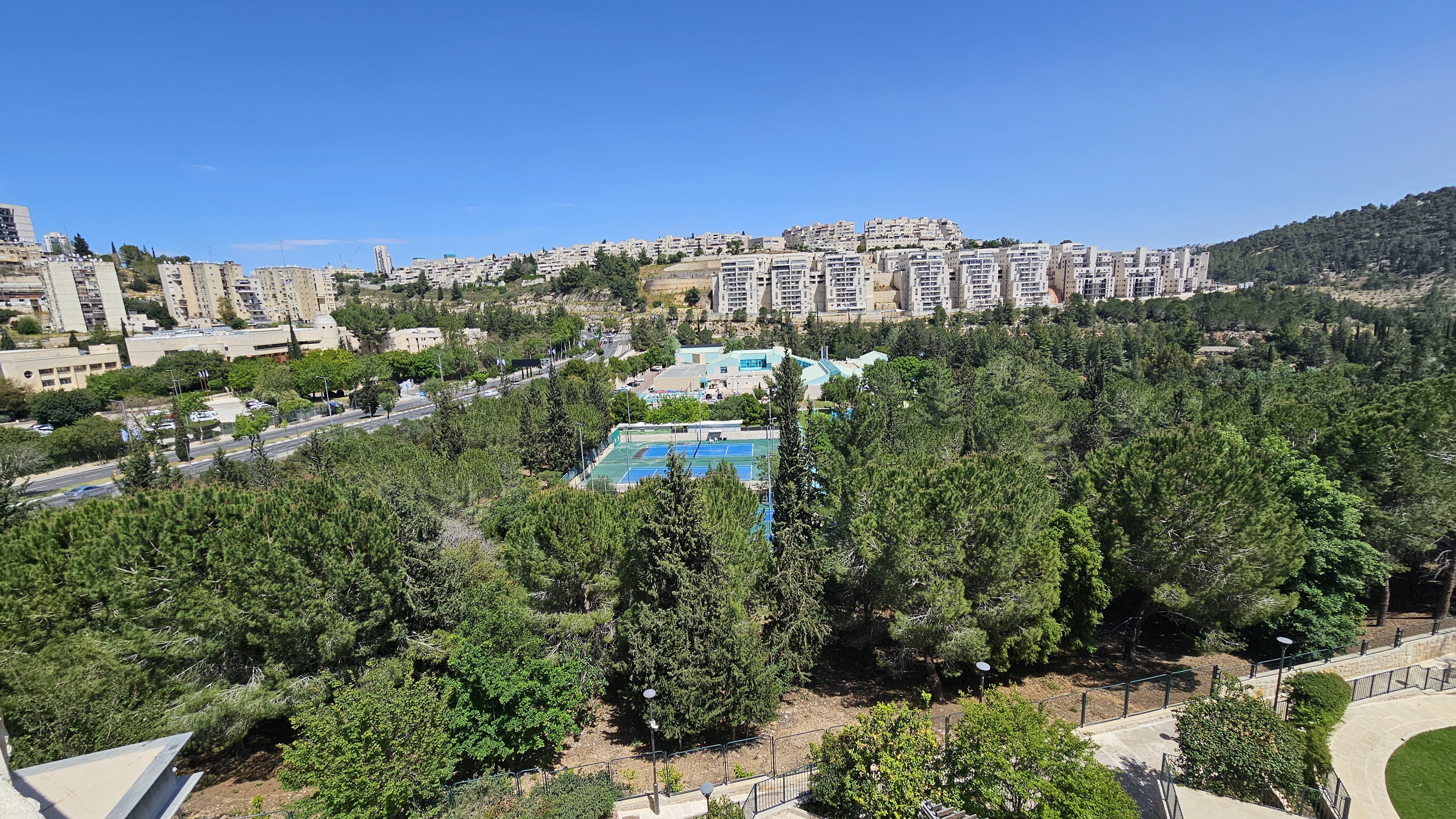 הנוף מהמרפסת במלון יהודה. צילום: אירה מקיינקו