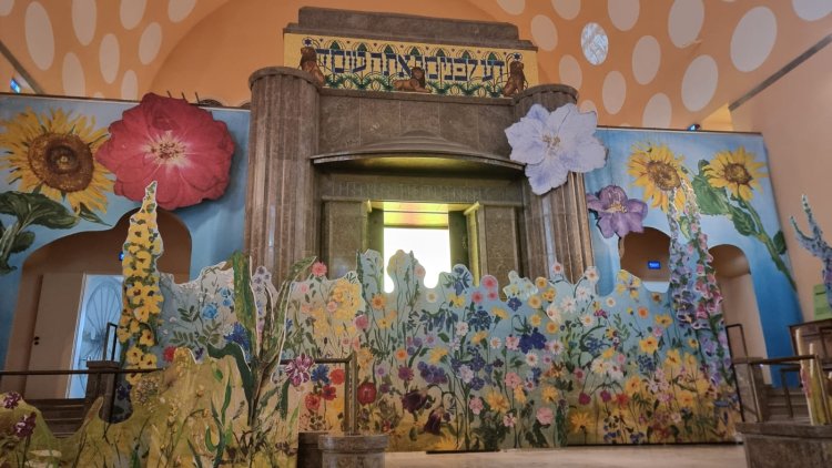 המוזיאון היהודי באסן גרמניה מבפנים. צילום: ספיר פרץ