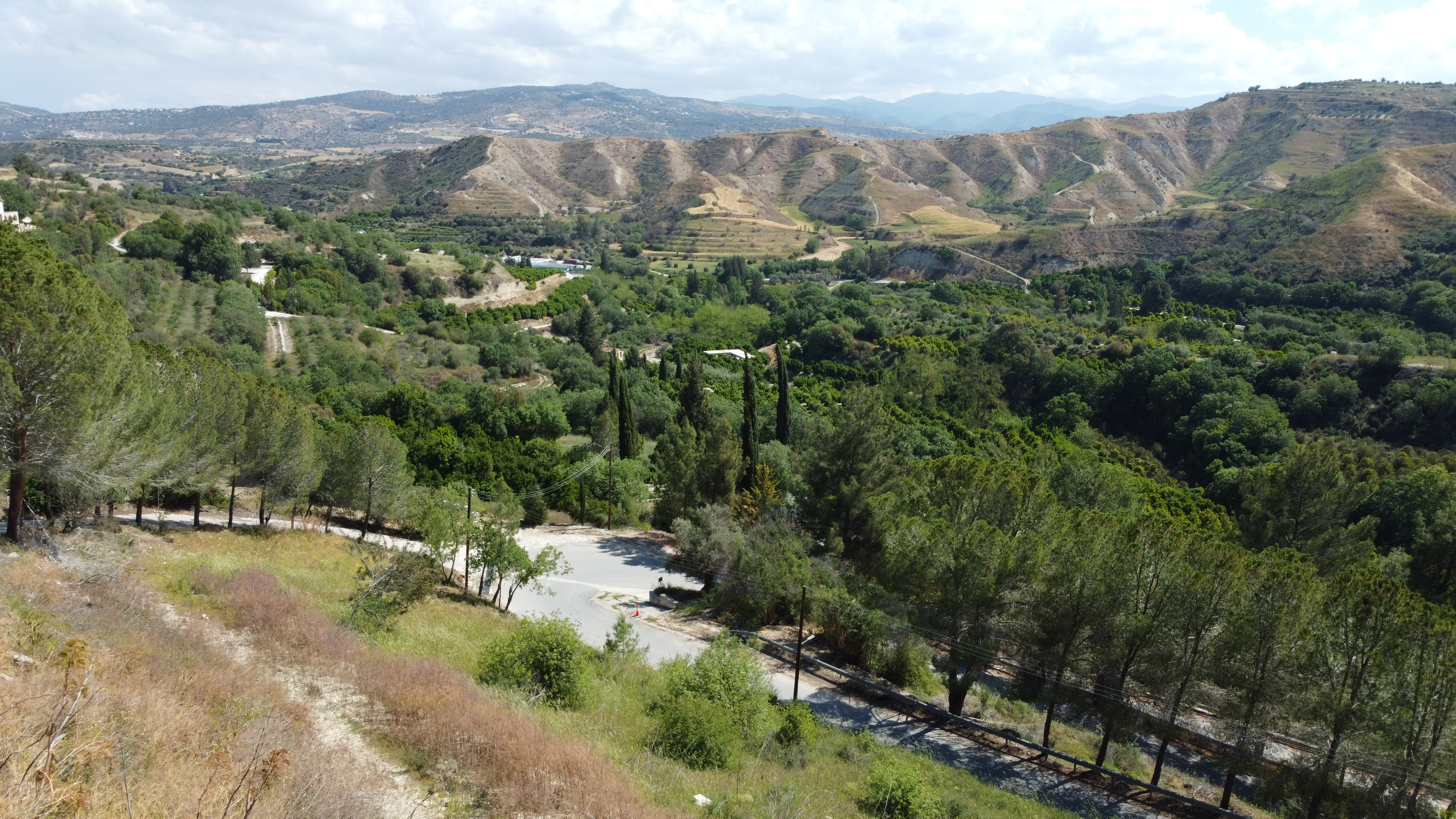 The view from the art studio in Milio village. Photo: Ira Makiyenko