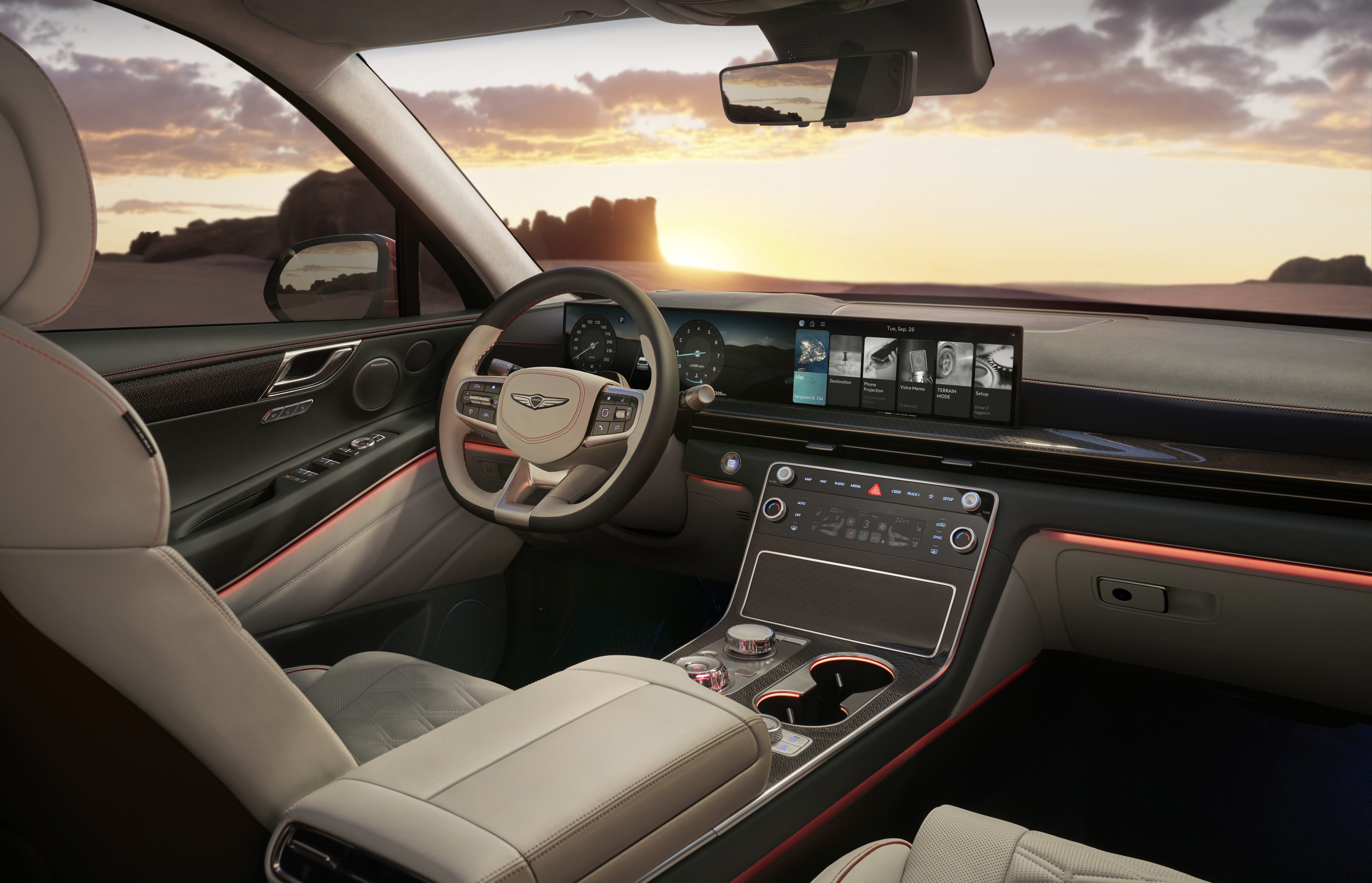 ג'נסיס GV80 Coupe Elegant מבפנים