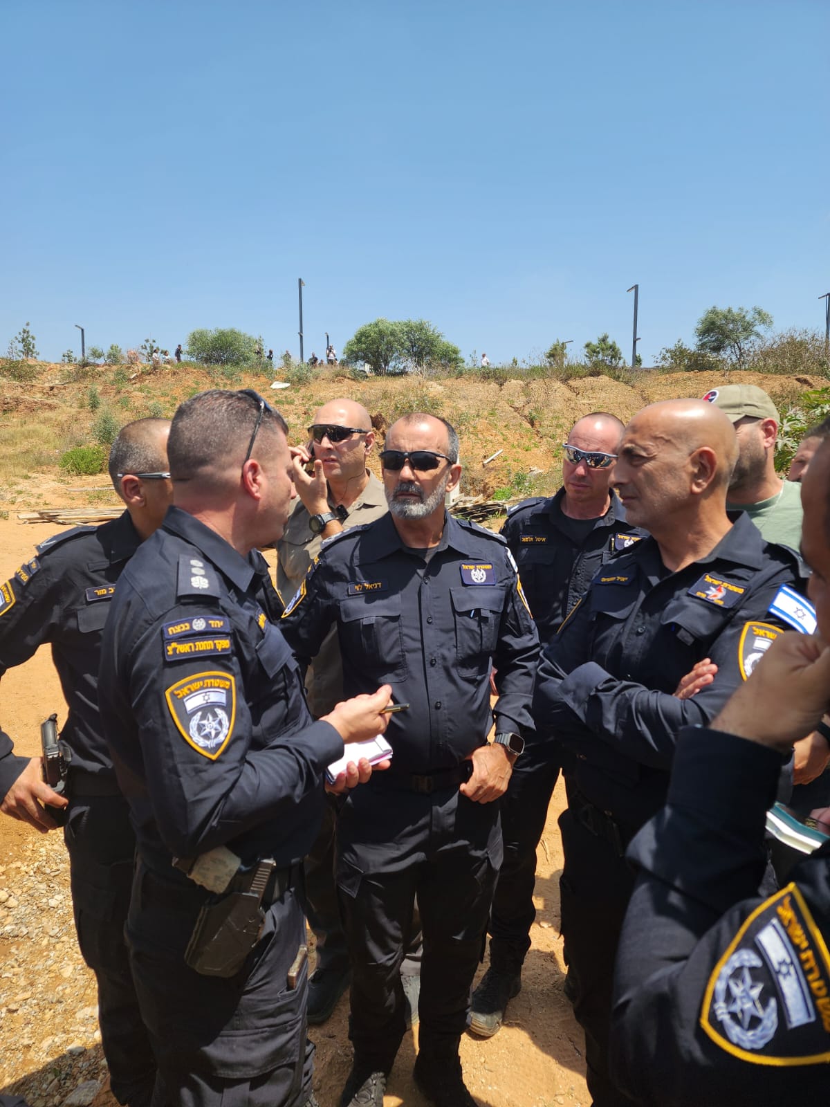 הערכת מצב בזירת אירוע הירי בראשון לציון
