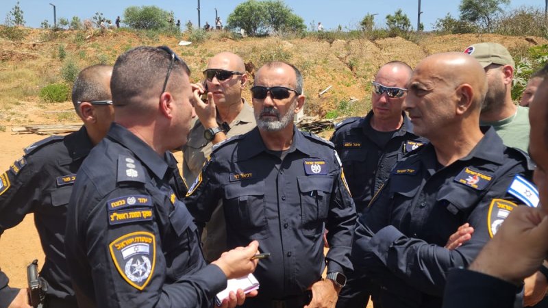הערכת מצב בזירת אירוע הירי בראשון לציון הערכת מצב בזירת אירוע הירי בראשון לציון