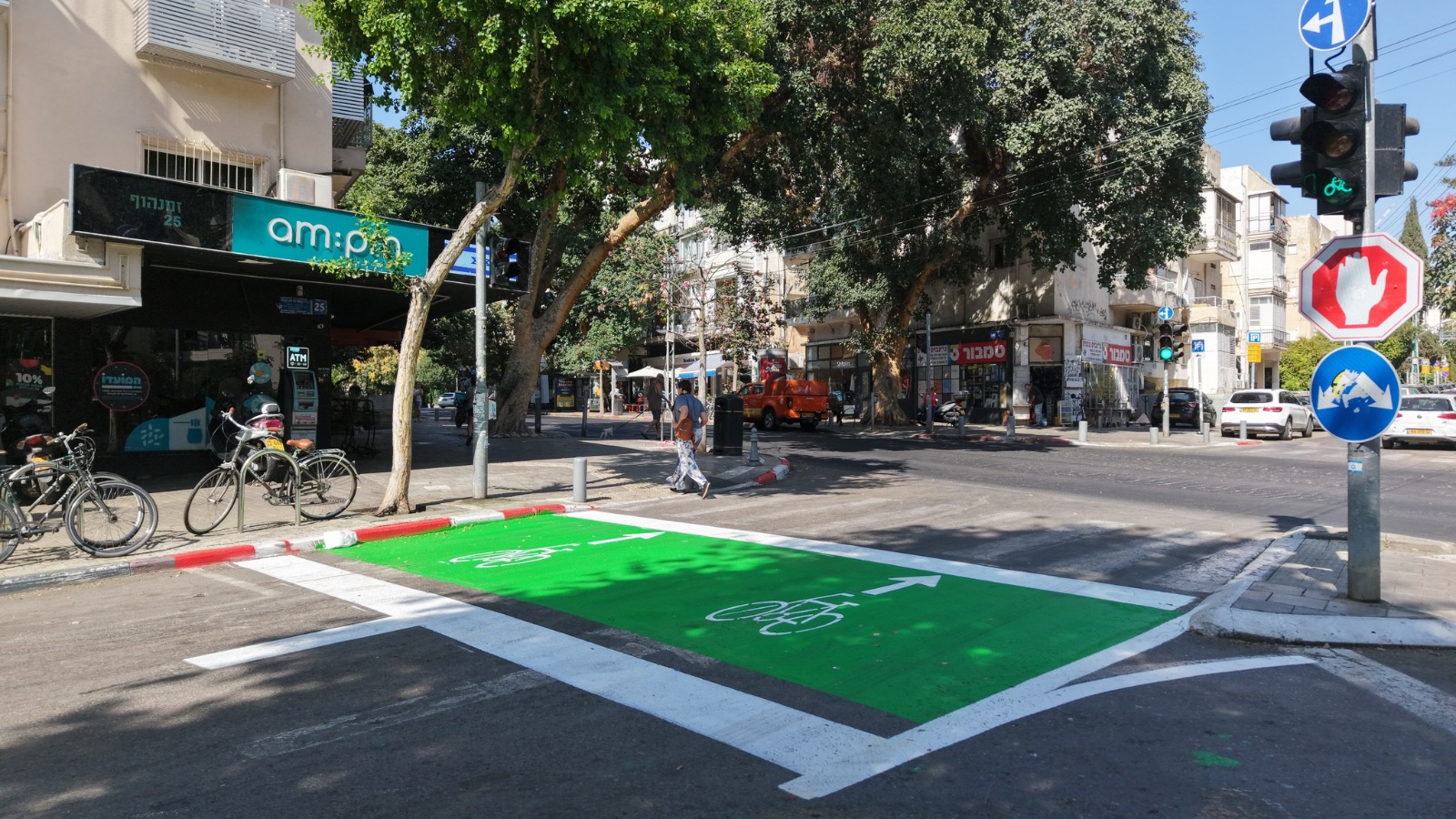 קדימות לרוכבי אופניים בצמתים