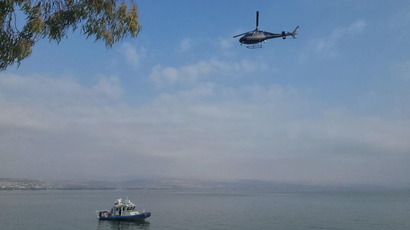 חיפושים דרמטיים אחר נעדר בכנרת חיפושים דרמטיים אחר נעדר בכנרת