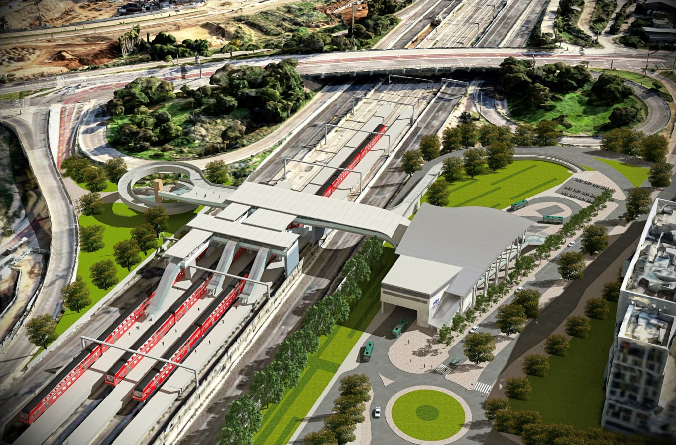 רכבת ישראל, ארמון אדריכלים ומתכנני ערים.