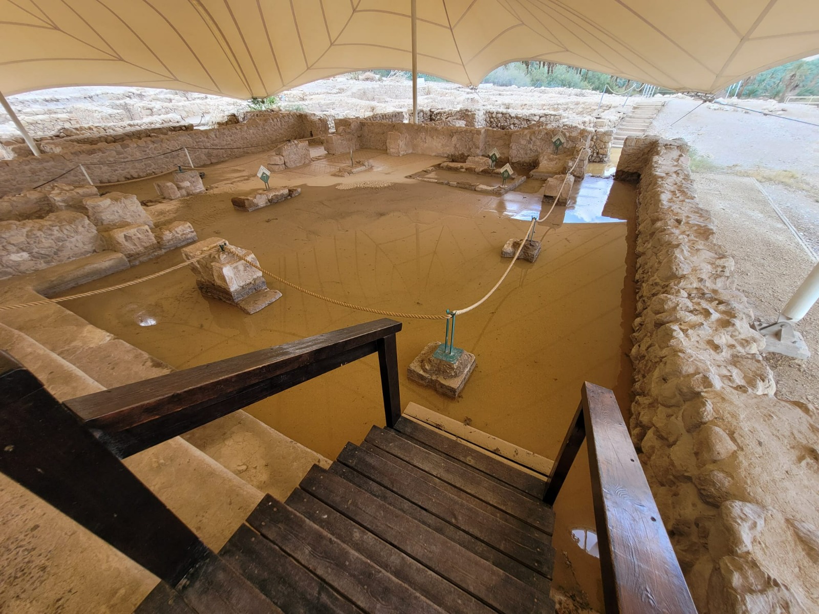 בית הכנסת העתיק בשמורת עין גדי. צילום: רשות הטבע והגנים