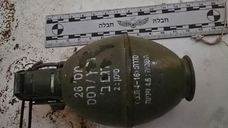 כלי הנשק שנתפסו