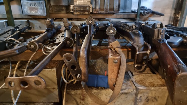 Weaponry in the Slik, Kibbutz Kfar Giladi. Photo: Sapir Peretz