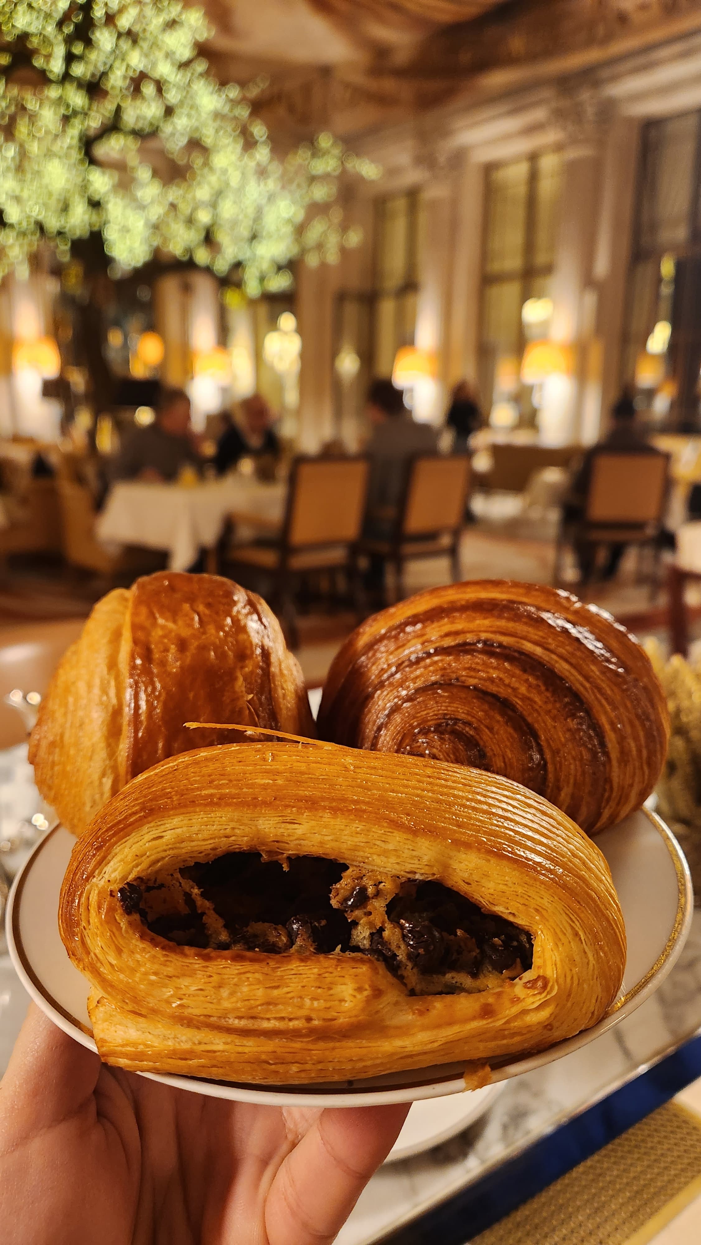 Breakfast at Le Meurice Hotel. Photo: Matan Hetzroni