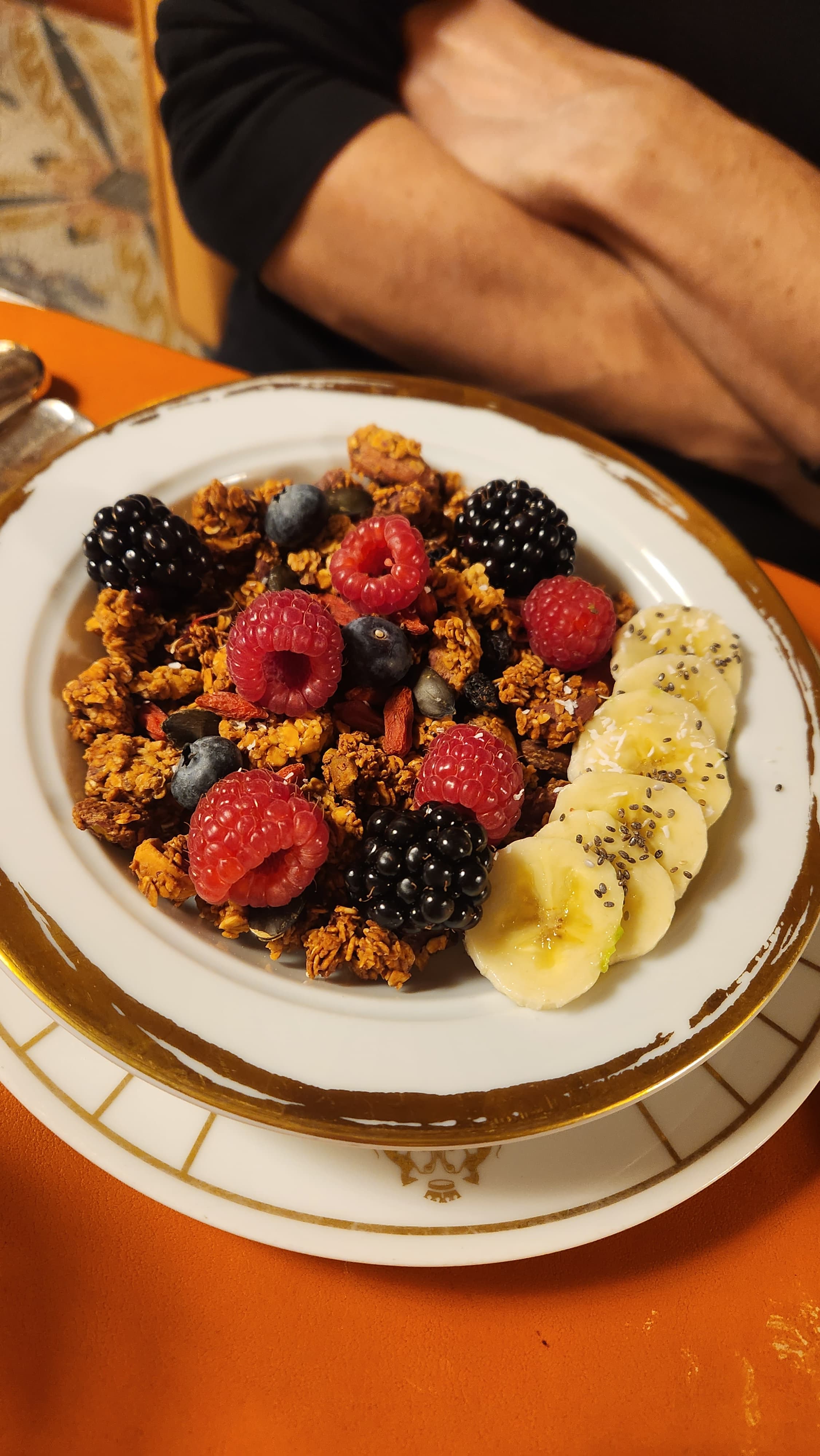 Breakfast at Le Meurice Hotel. Photo: Matan Hetzroni