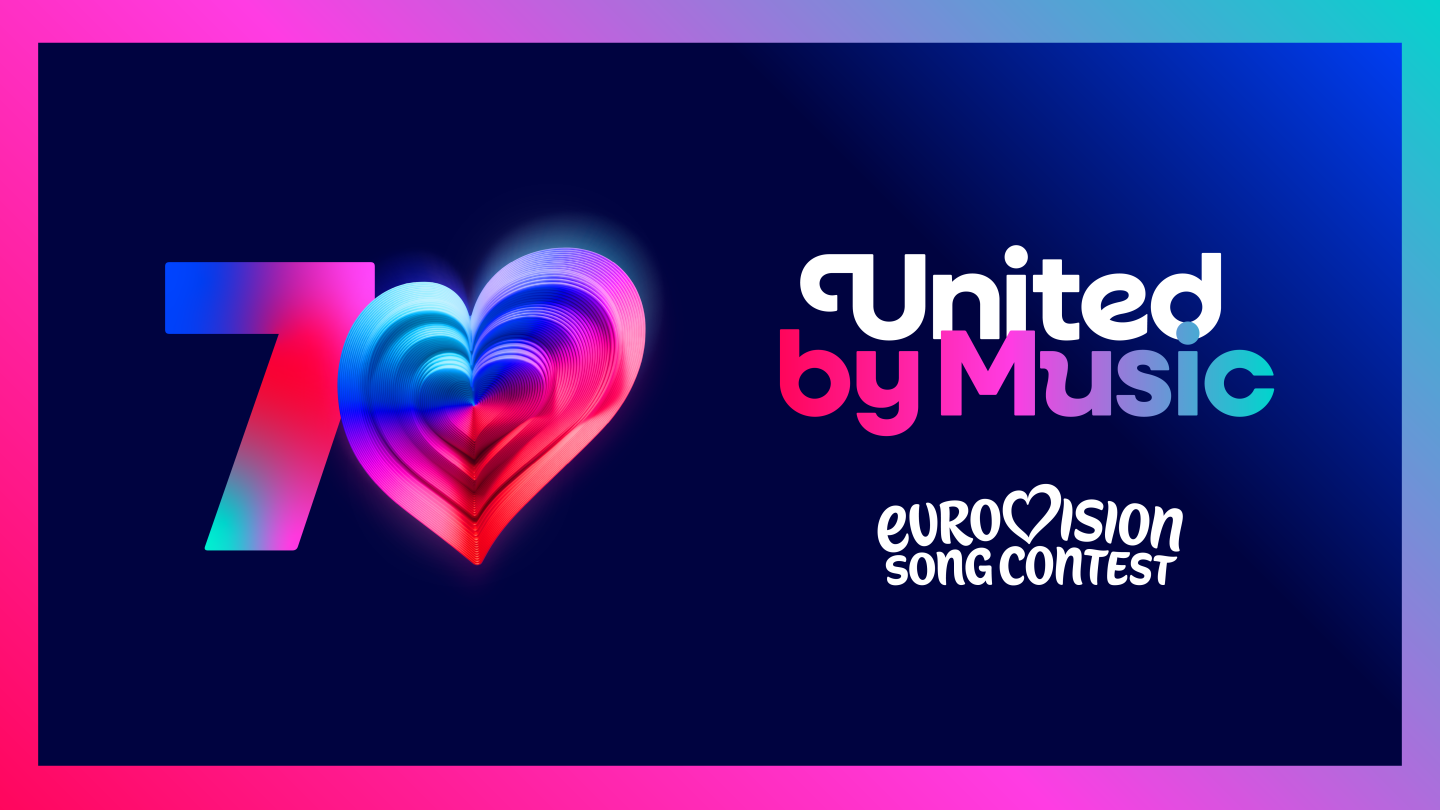 לוגו אירוויזיון 70. צילום: EBU - Eurovision Song Contest