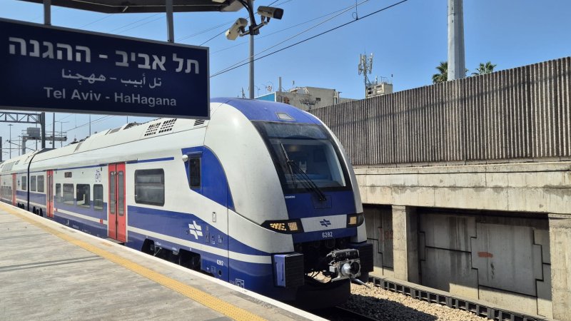רכבת חשמלית בתל אביב ההגנה, ערוכה לקליטת נוסעים מחר