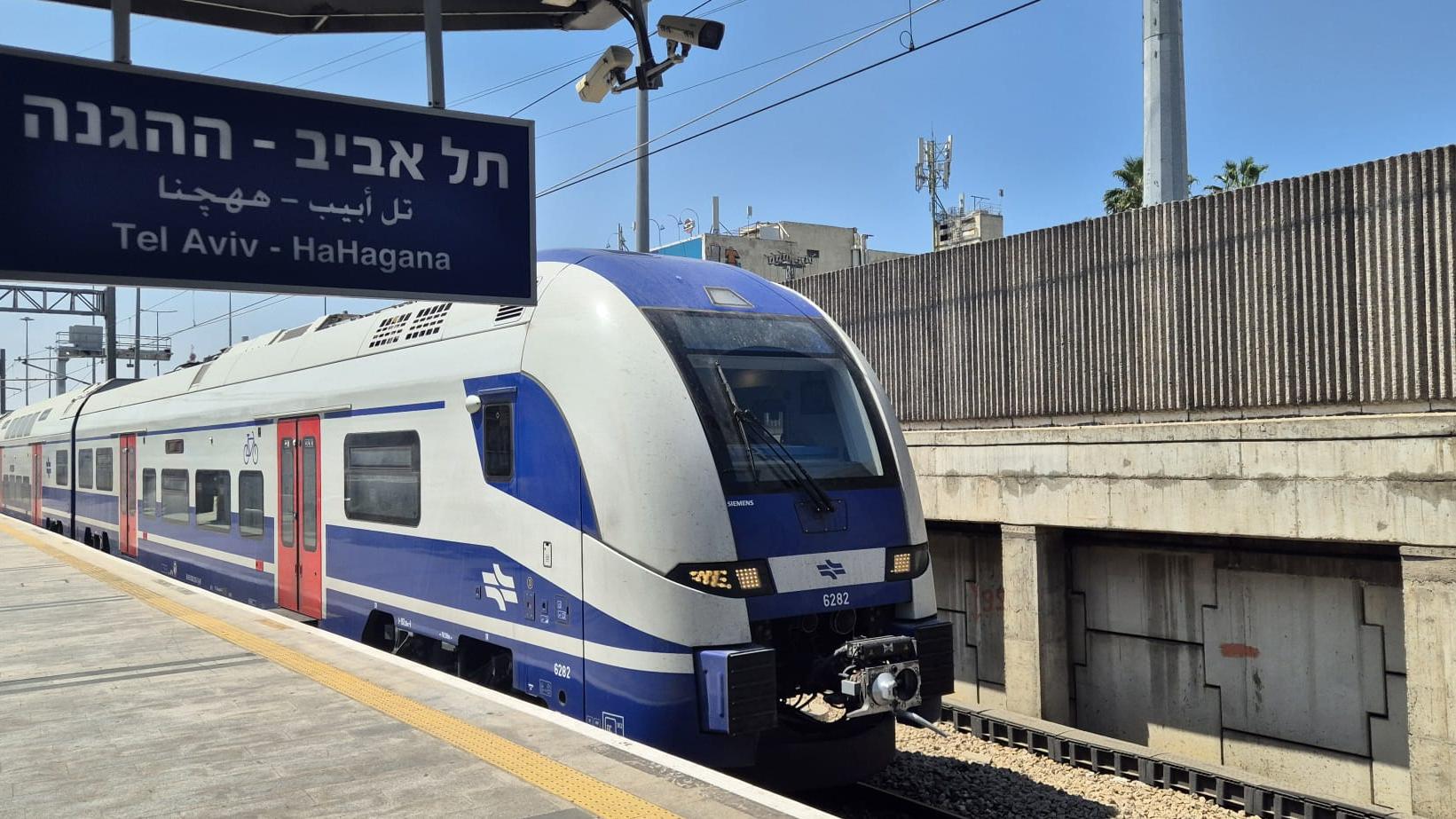 רכבת חשמלית בתל אביב ההגנה, ערוכה לקליטת נוסעים מחר