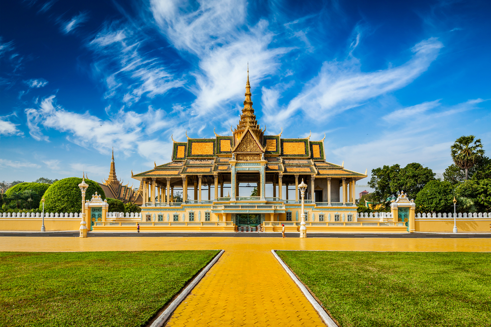 הארמון המלכותי ב-Phnom Penh, קמבודיה. צילום: Shutterstock