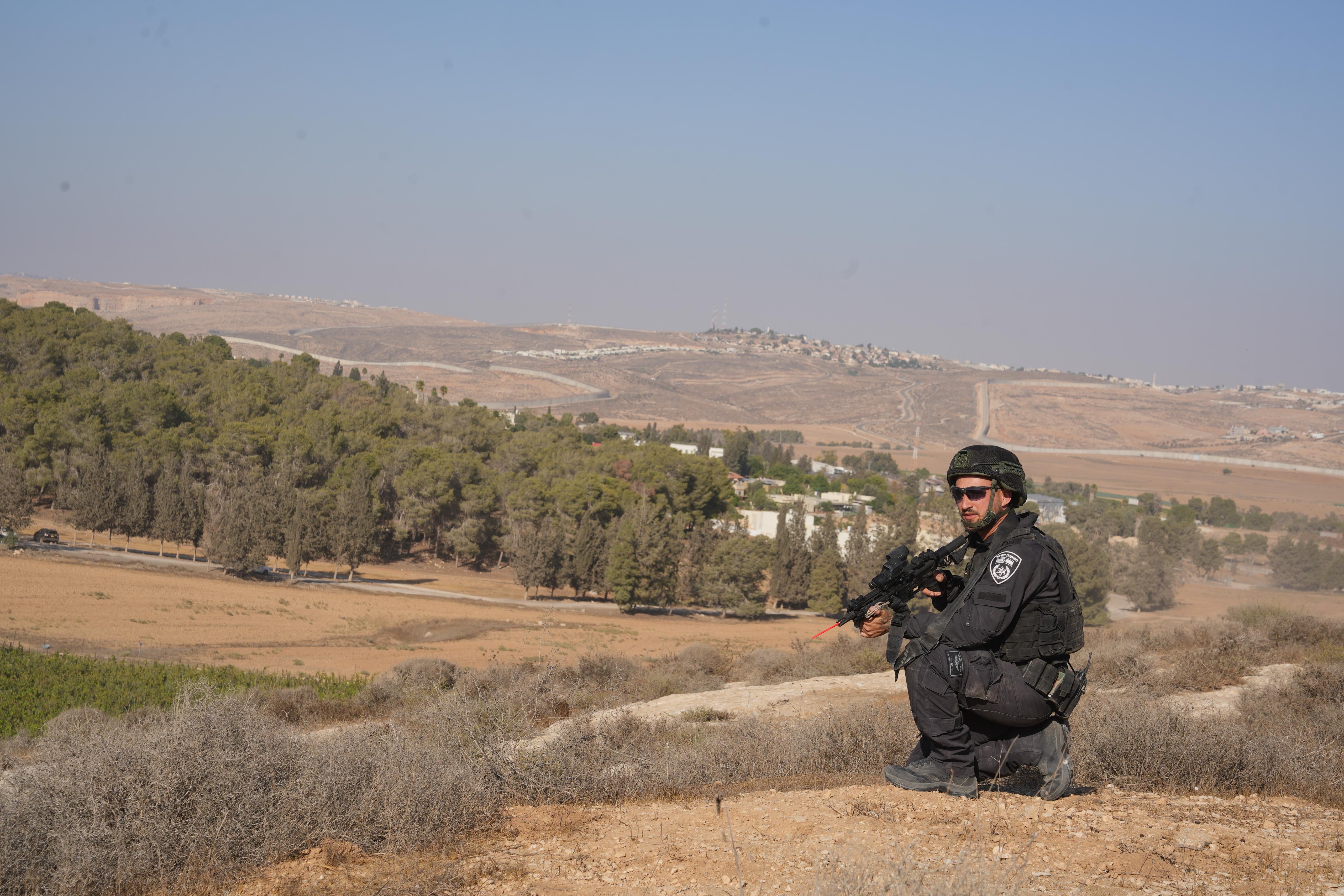 היערכות משטרתית. צילום: דוברות המשטרה