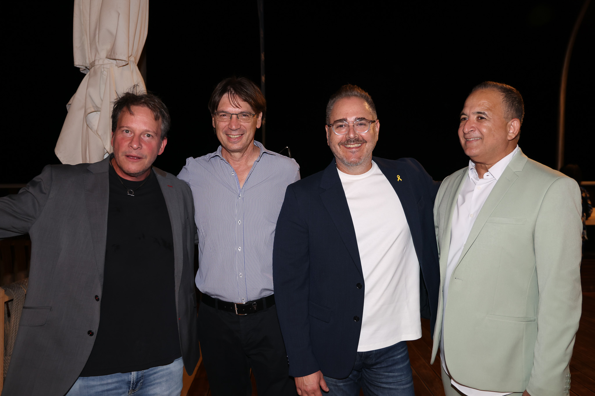 Adi Azoulay, Gal Gershon, Ofir Danai, and Ofer Reinhardt. Photo: Sivan Farag