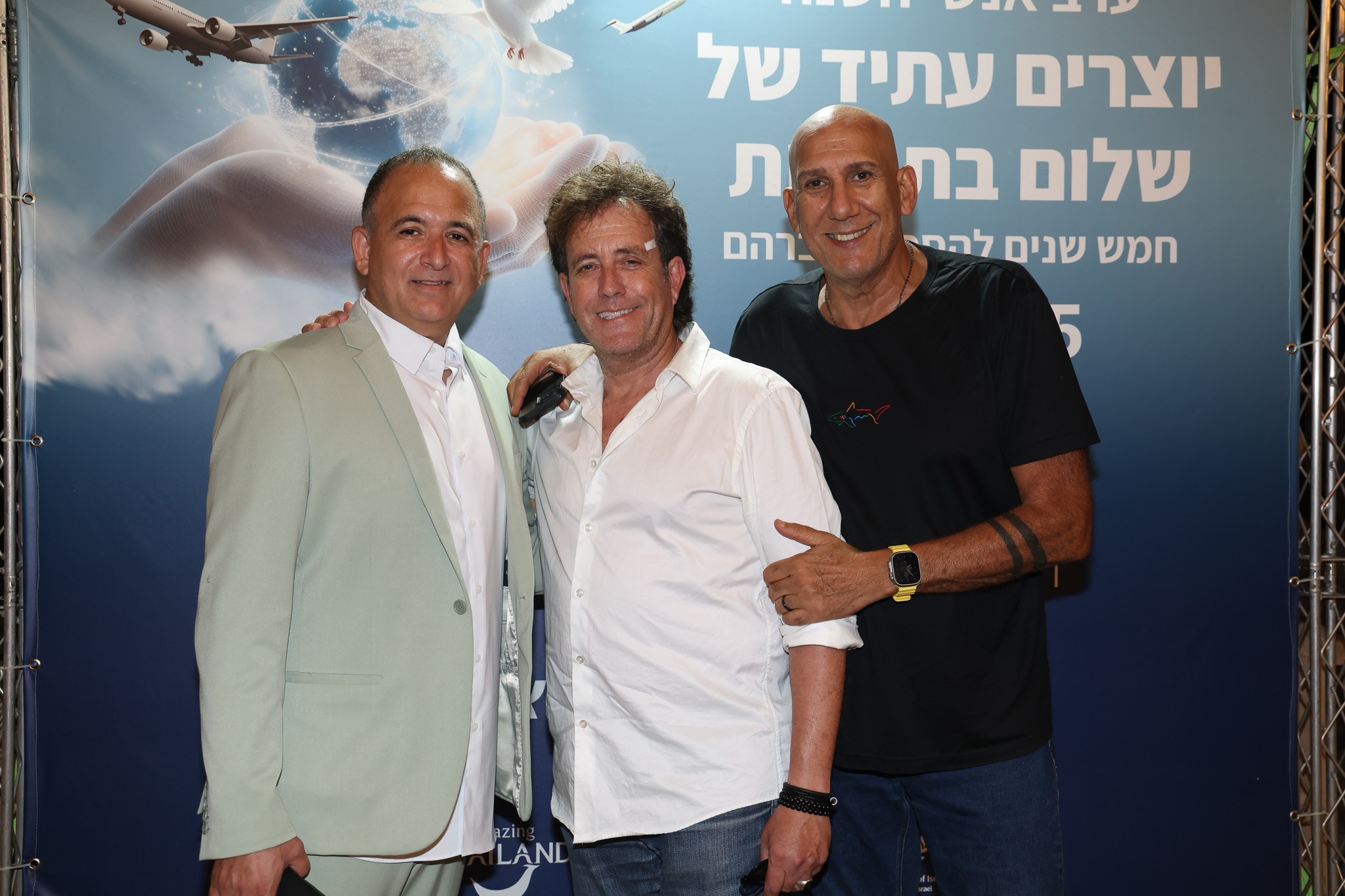 צילום: סיון פרגץ מימין: דורון ג׳מצי, זיגי זוהר ועדי אזולאי