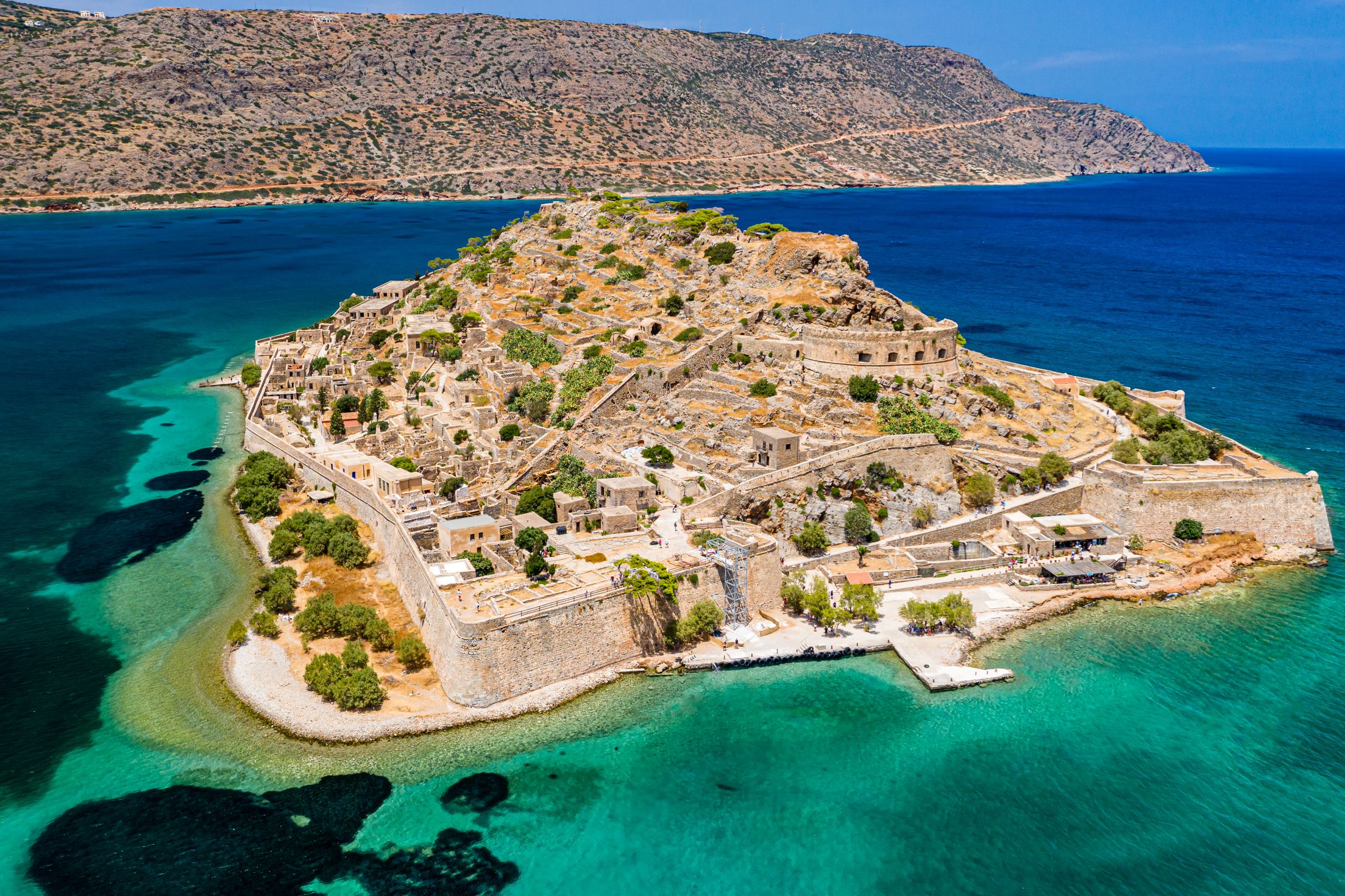 The leper island in Crete. Photo: SHUTTERSTOCK